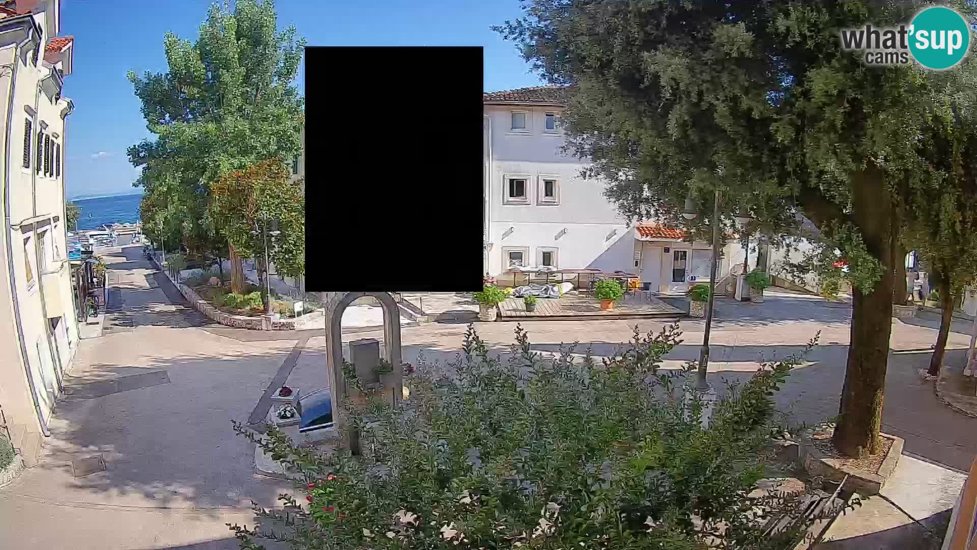 Webcam Mošćenička Draga Zentrum – Liveblick auf das Ortszentrum