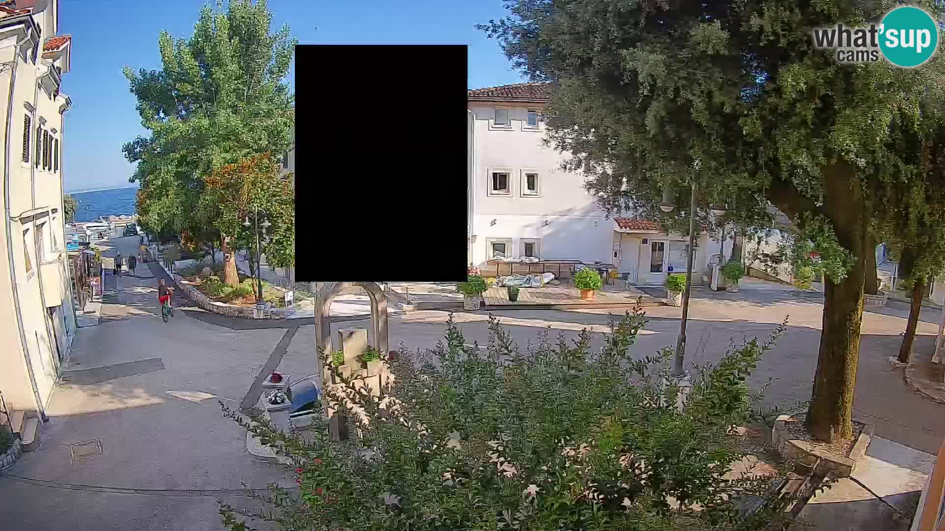 Webcam Mošćenička Draga Zentrum – Liveblick auf das Ortszentrum