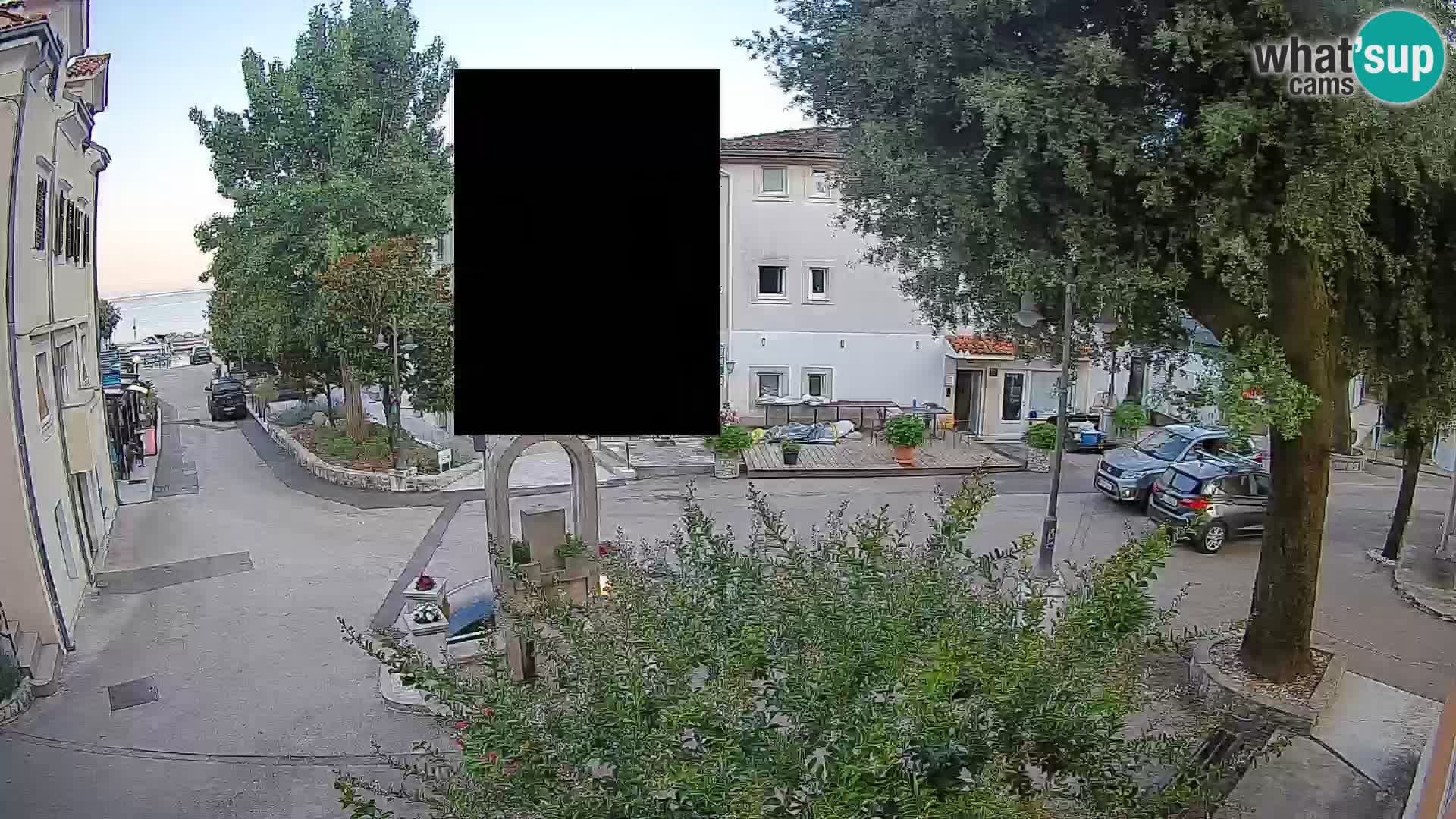 Webcam centre de Mošćenička Draga – Vue en direct du centre-ville