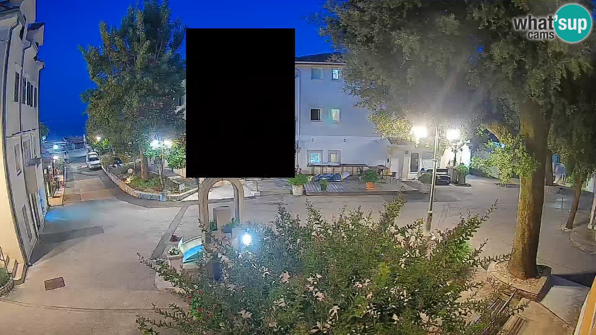 Webcam Mošćenička Draga Center – Live View of the Town Center
