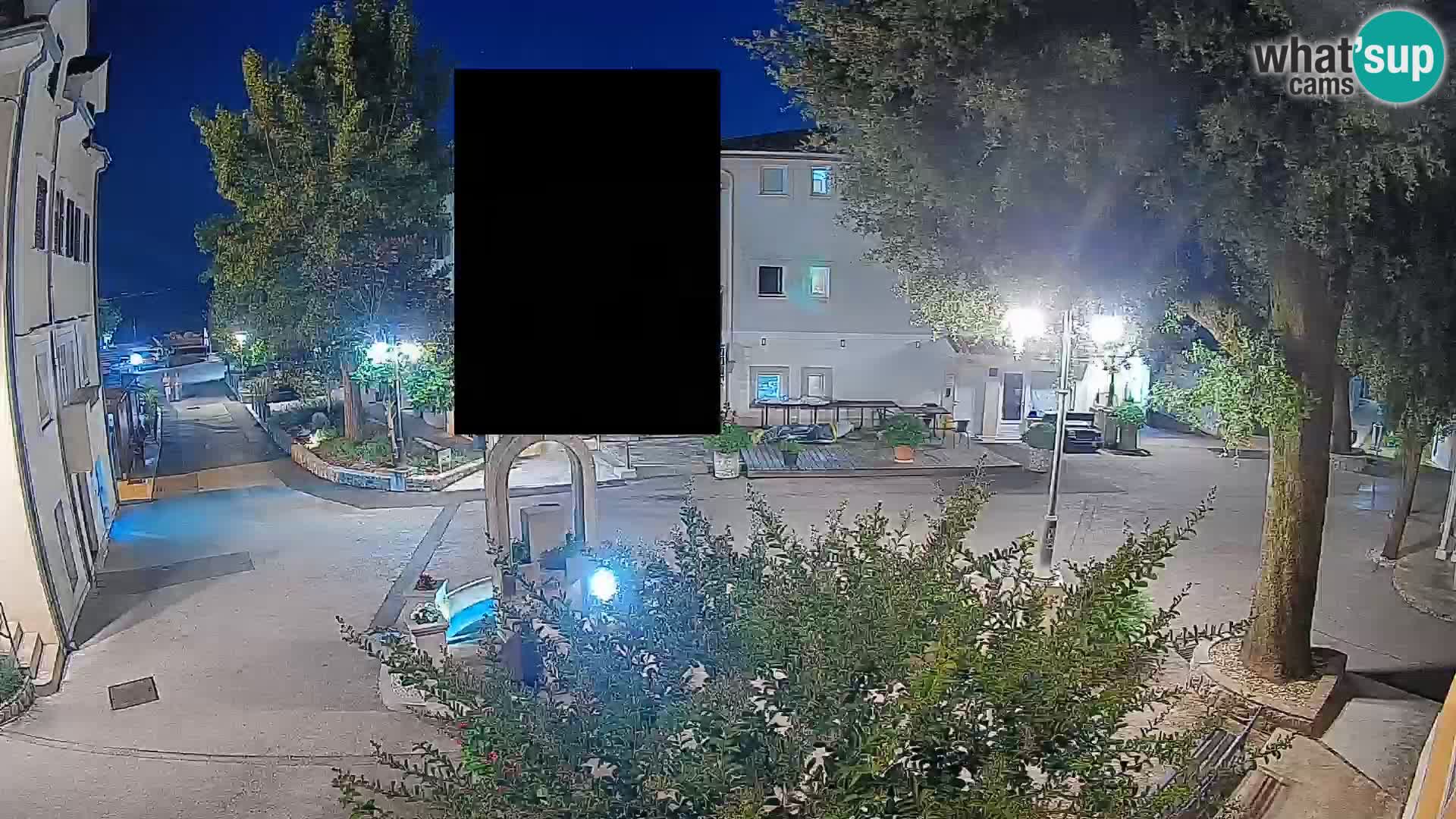 Webcam Mošćenička Draga Center – Live View of the Town Center