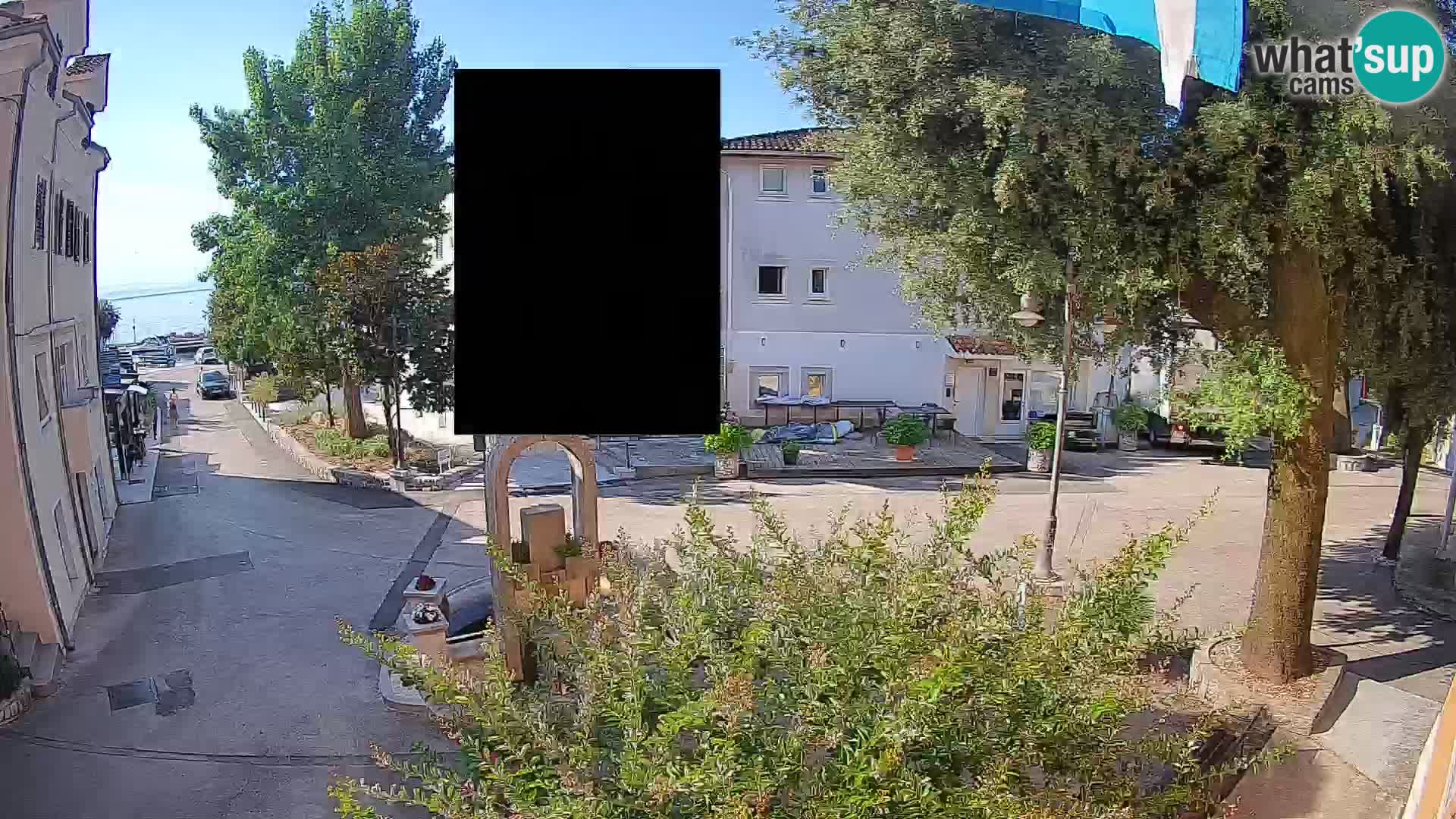 Webcam centre de Mošćenička Draga – Vue en direct du centre-ville