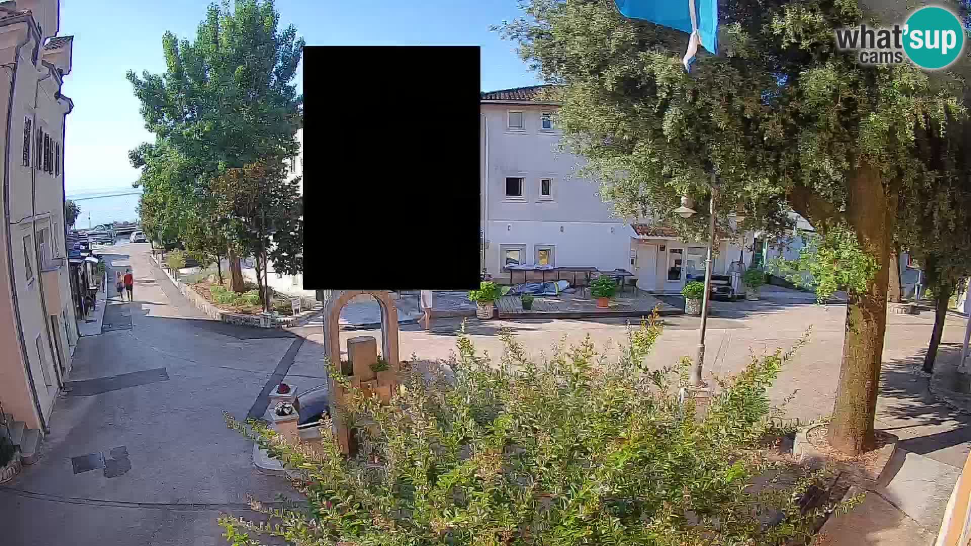 Webcam Mošćenička Draga Zentrum – Liveblick auf das Ortszentrum