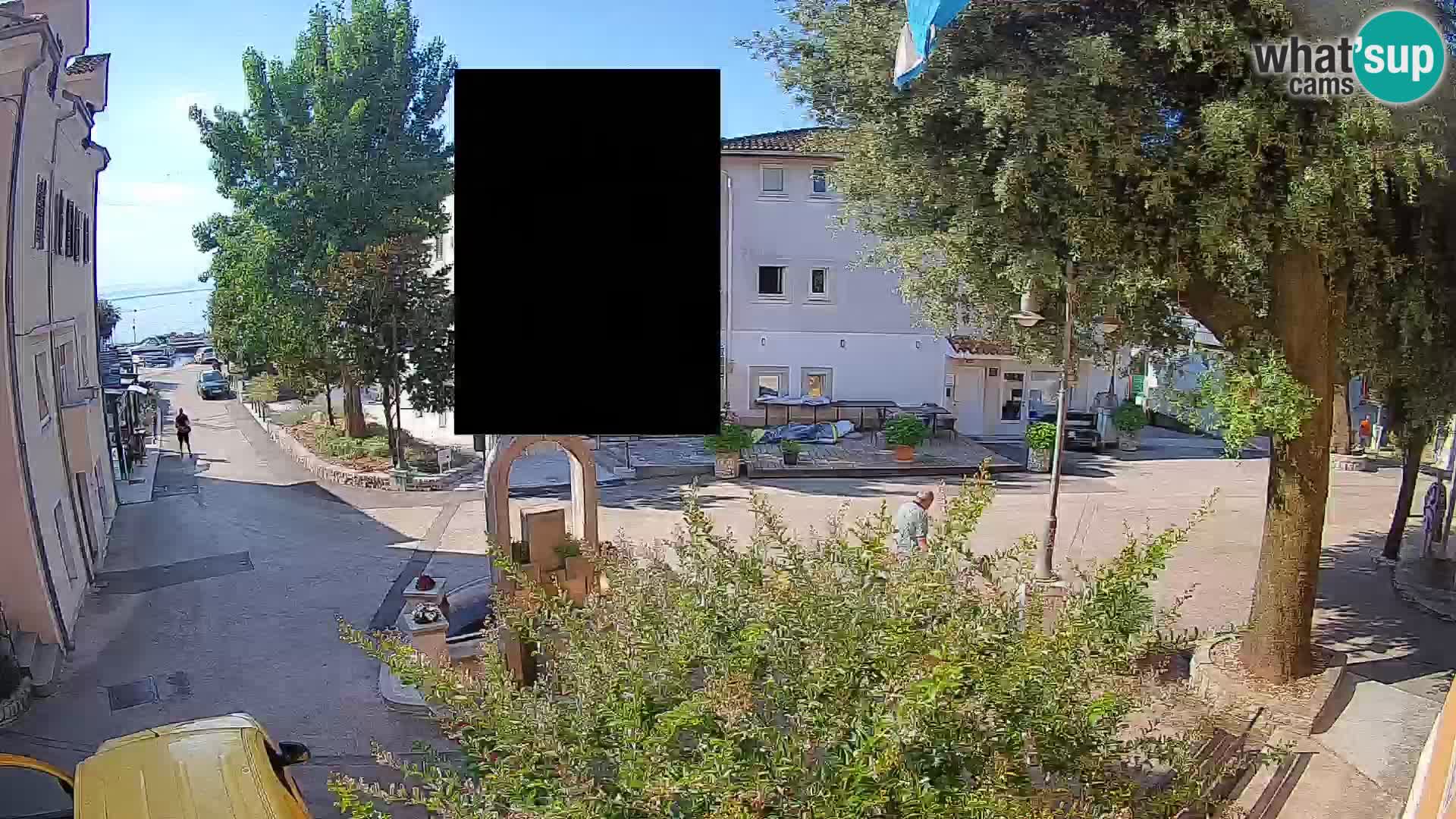 Webcam Centre de Mošćenička Draga – Vue en direct du centre-ville