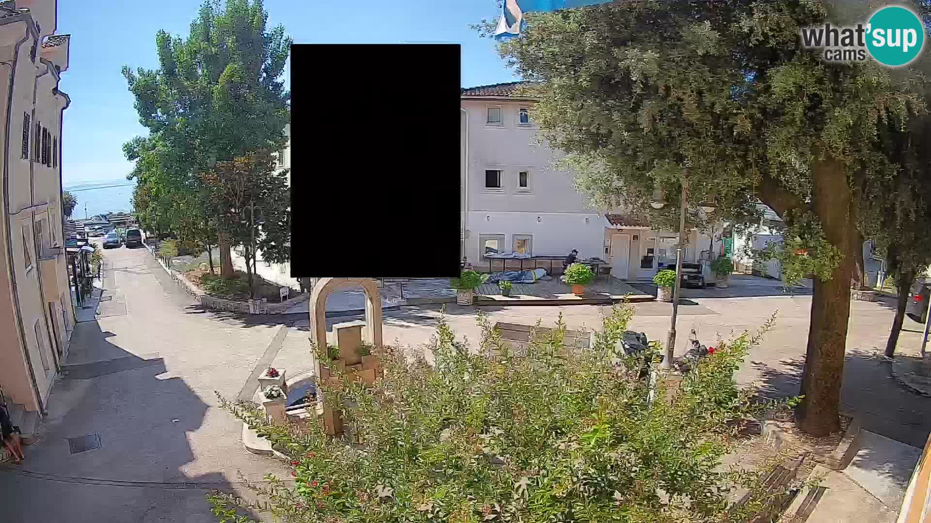 Webcam Mošćenička Draga Center – Live View of the Town Center