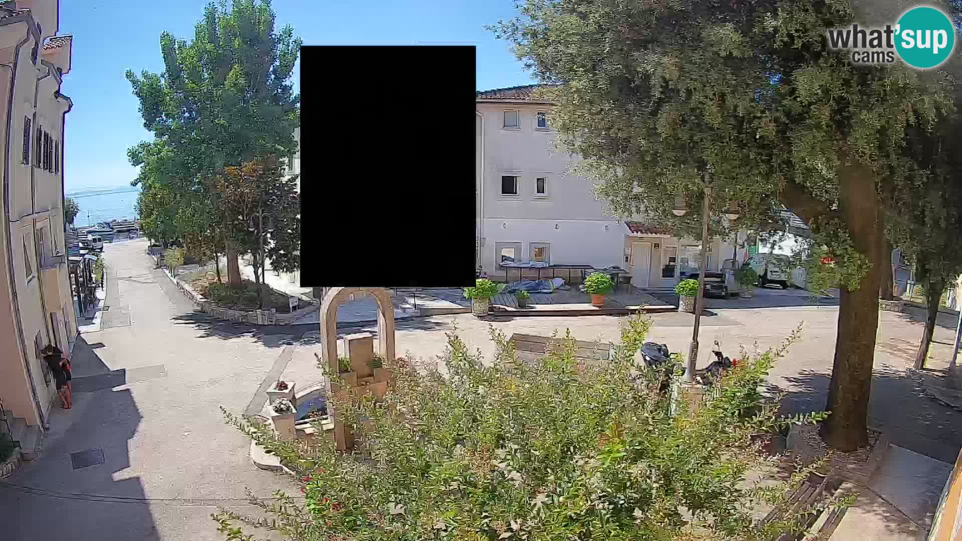 Webcam centre de Mošćenička Draga – Vue en direct du centre-ville