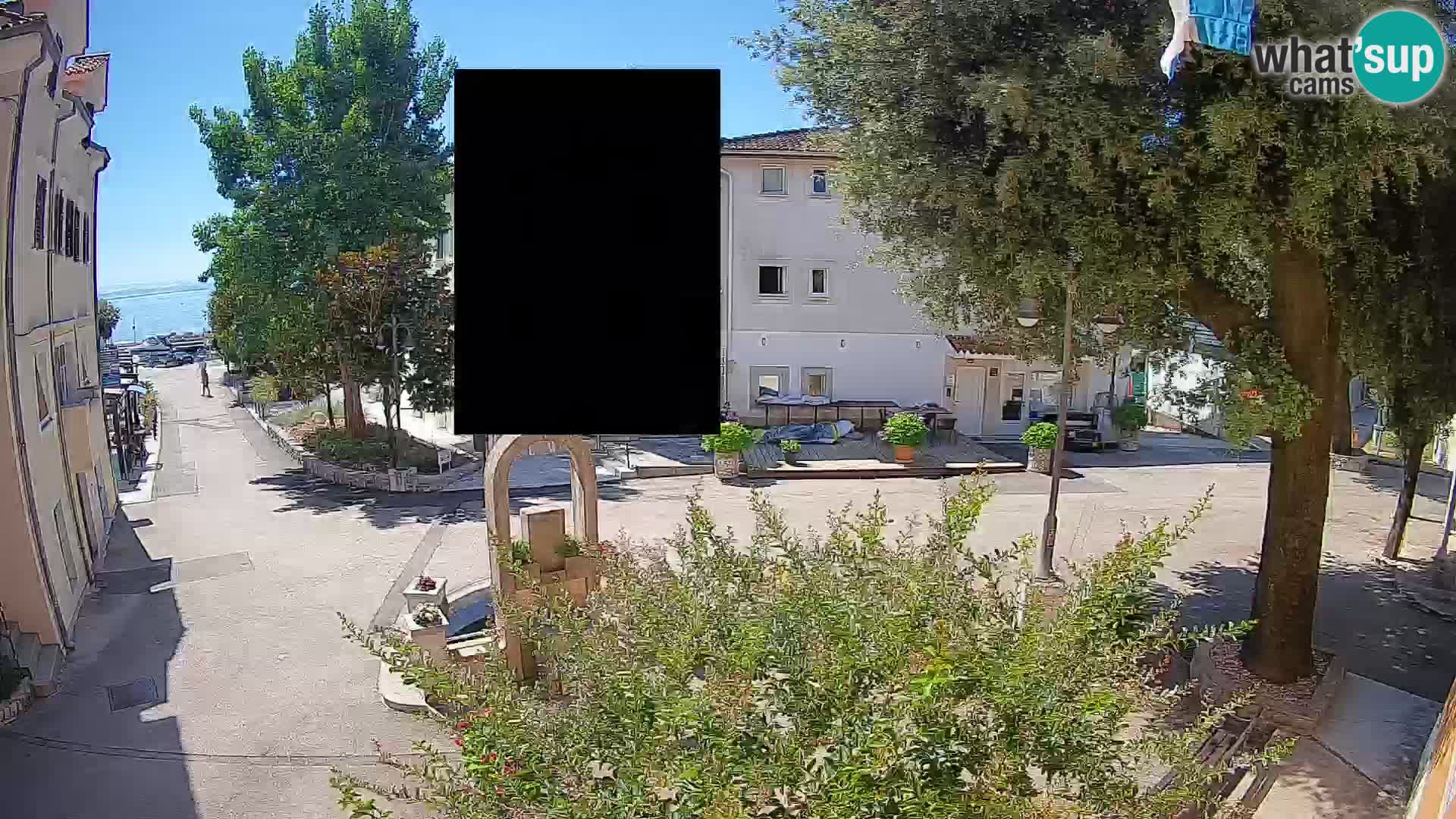 Webcam Mošćenička Draga Center – Live View of the Town Center