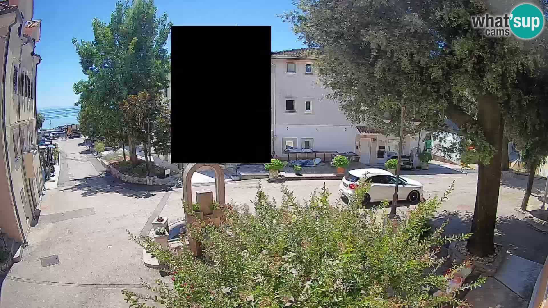Webcam centre de Mošćenička Draga – Vue en direct du centre-ville