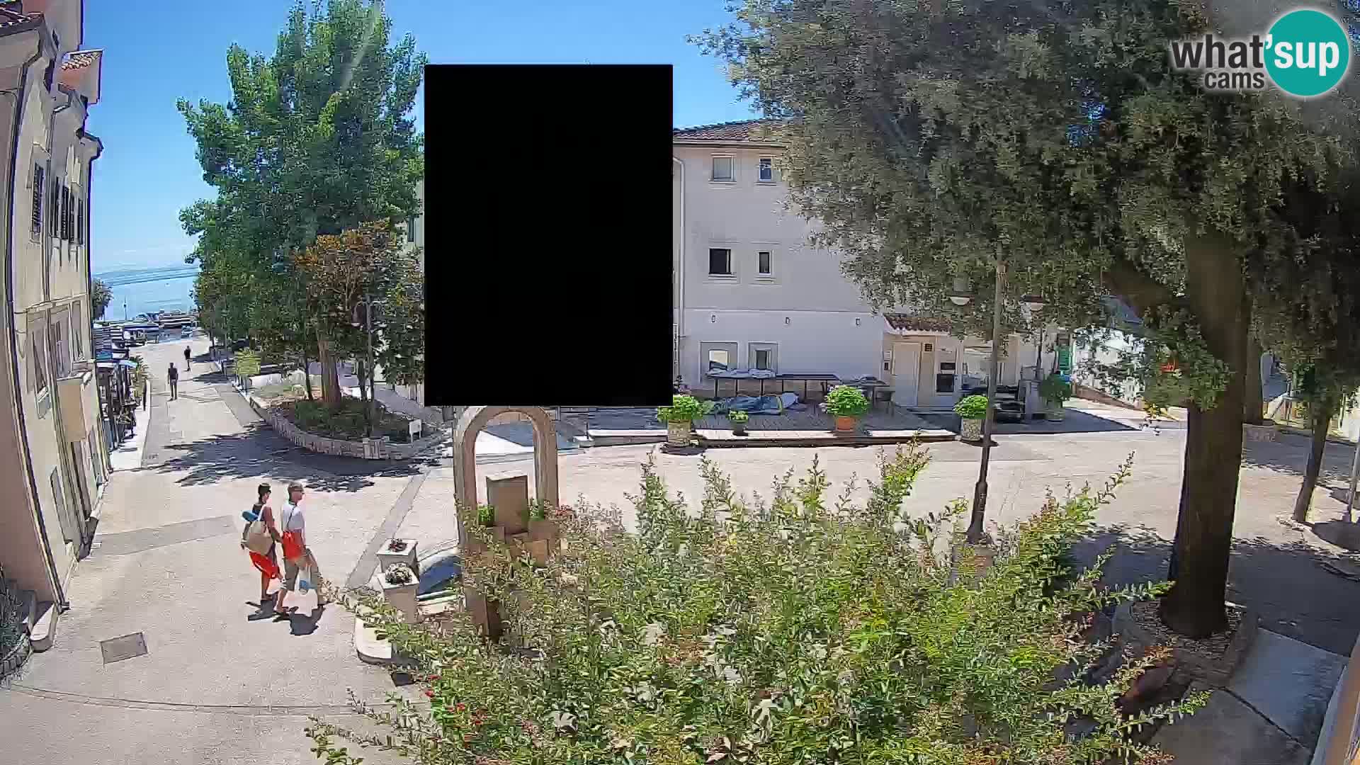 Webcam Mošćenička Draga Zentrum – Liveblick auf das Ortszentrum