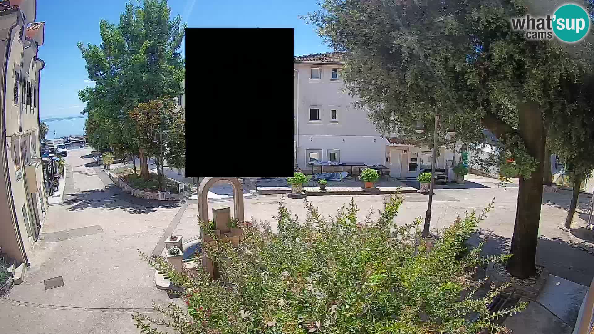 Webcam Mošćenička Draga Zentrum – Liveblick auf das Ortszentrum