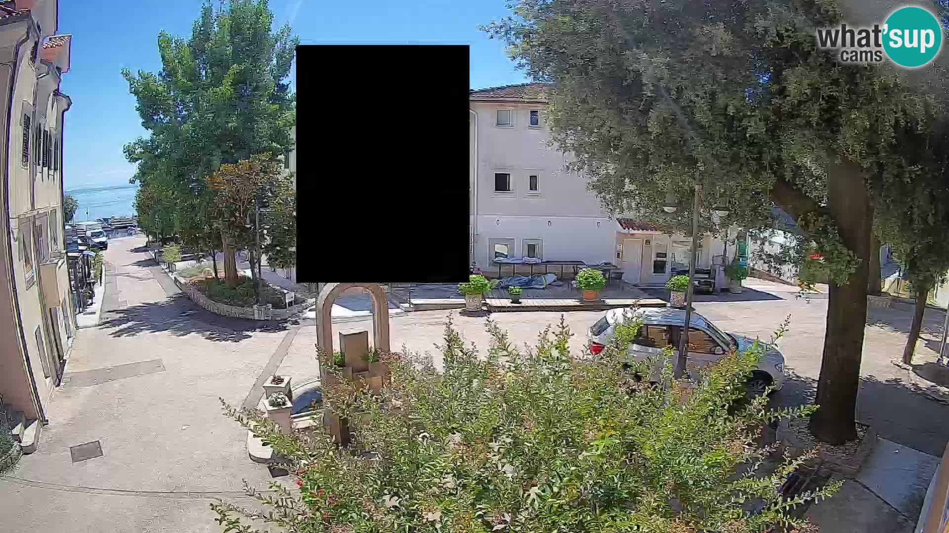 Webcam Mošćenička Draga Center – Live View of the Town Center
