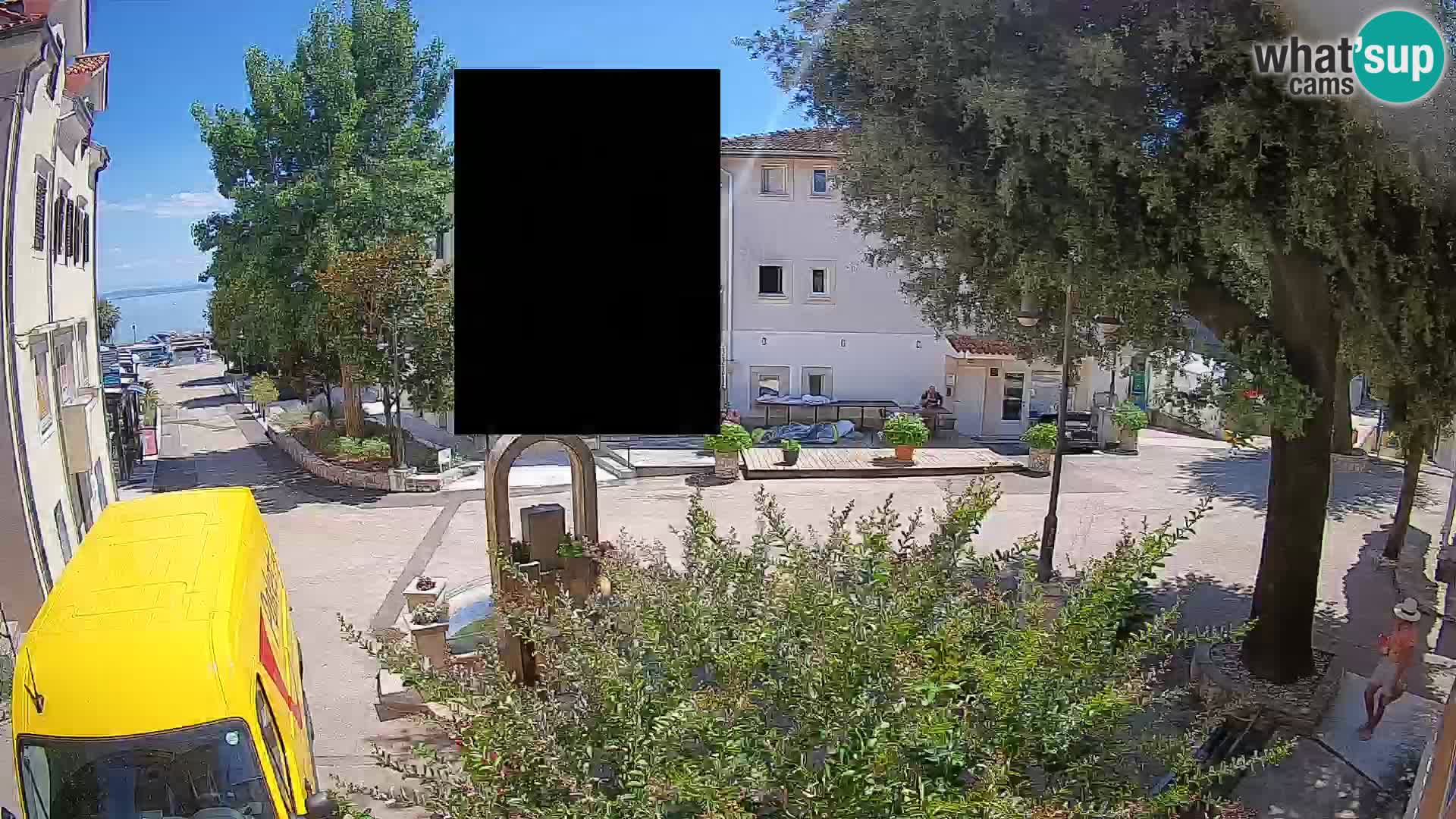Webcam centre de Mošćenička Draga – Vue en direct du centre-ville
