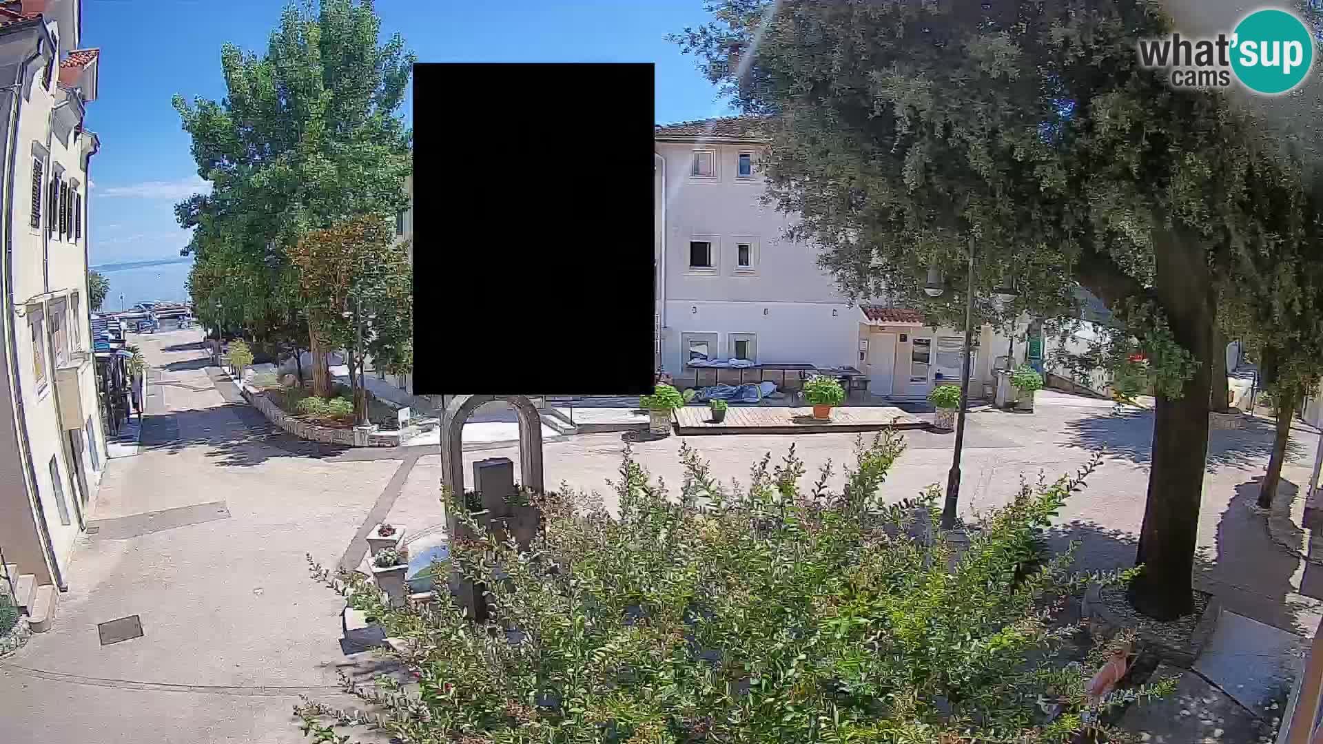 Webcam Centre de Mošćenička Draga – Vue en direct du centre-ville