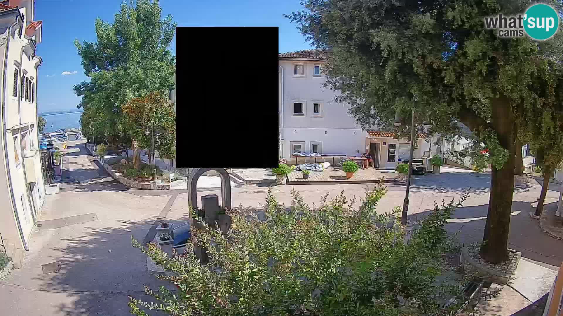 Webcam Centro Draga di Moschiena – Vista live sul centro