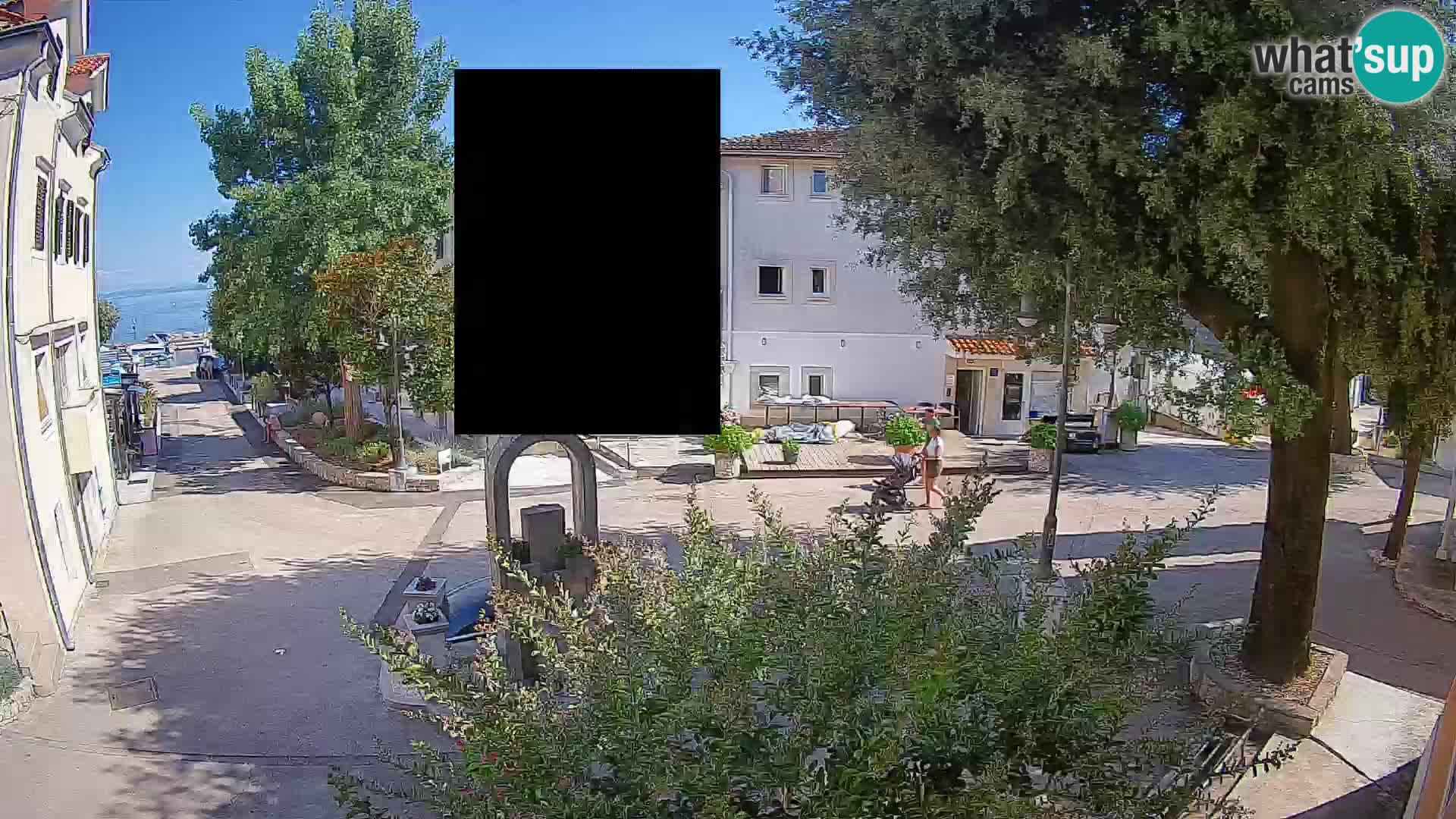 Webcam Mošćenička Draga Zentrum – Liveblick auf das Ortszentrum