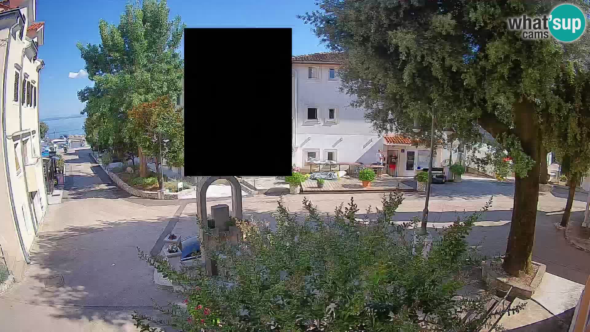 Webcam Centro Draga di Moschiena – Vista live sul centro