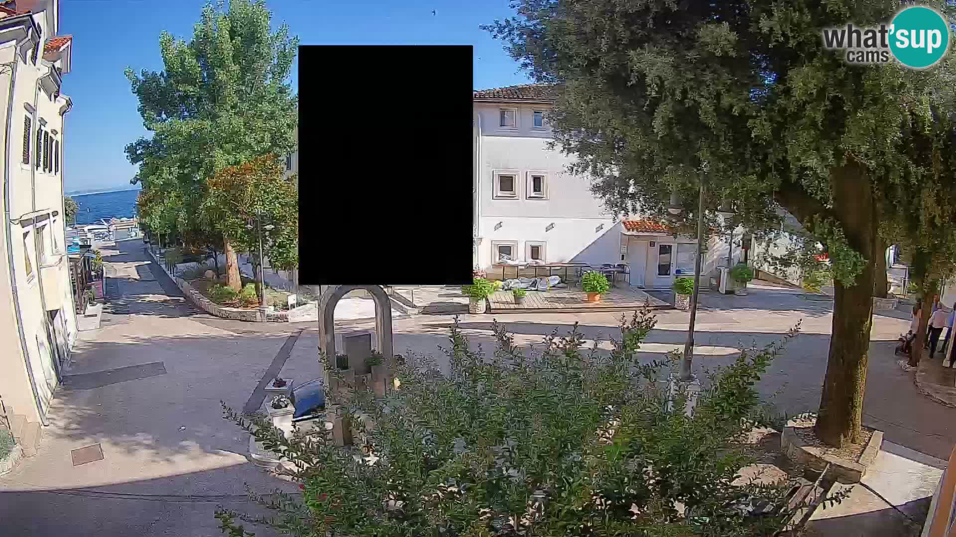 Webcam Centre de Mošćenička Draga – Vue en direct du centre-ville