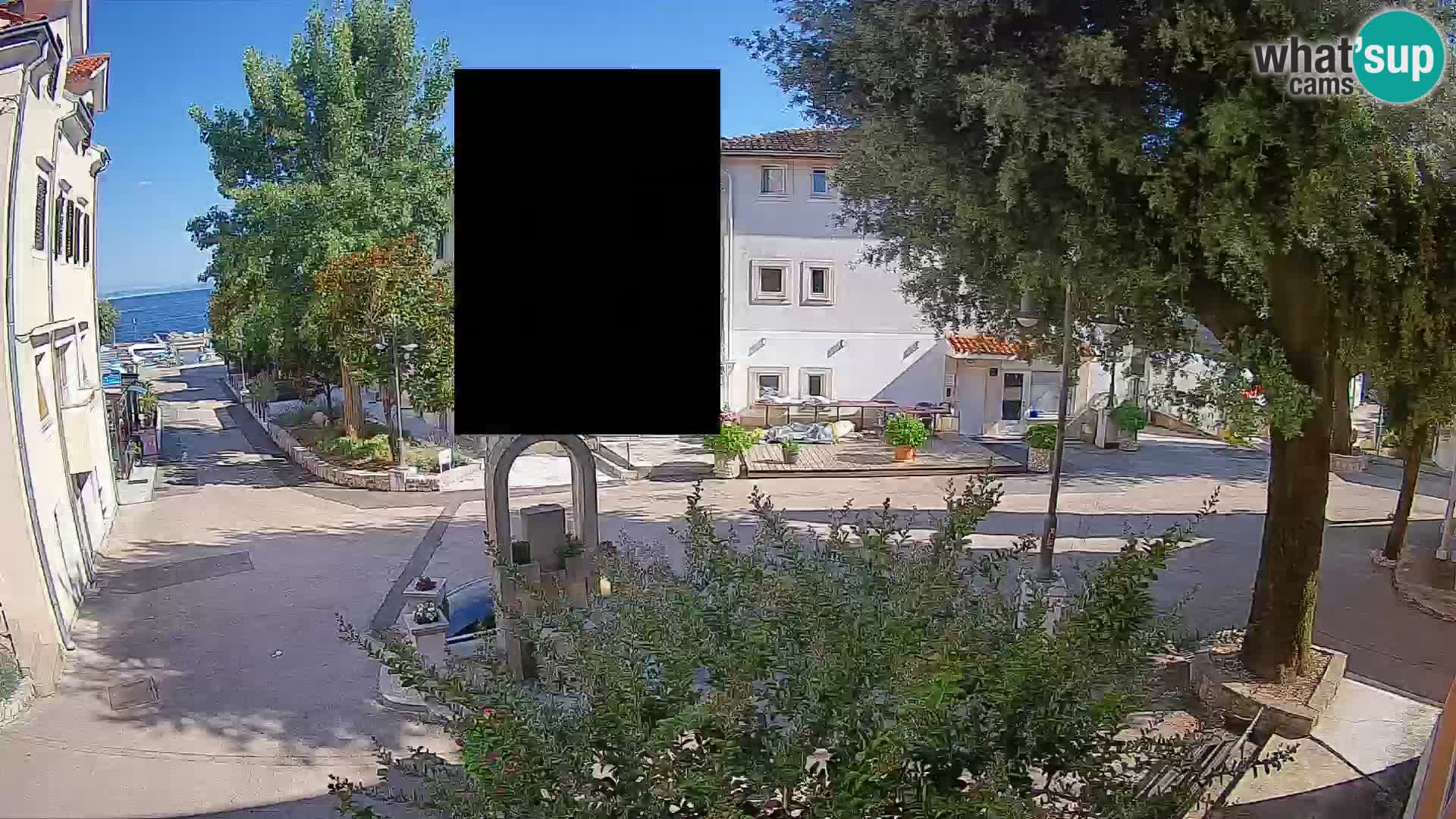Webcam Mošćenička Draga Center – Live View of the Town Center