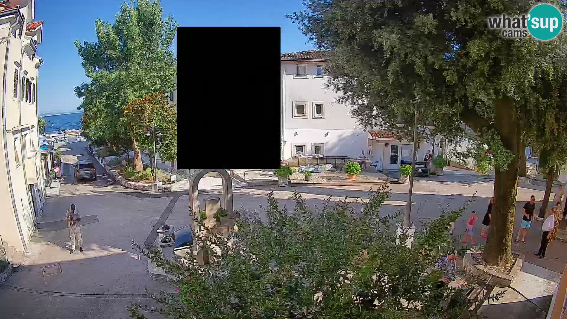 Webcam Centro Draga di Moschiena – Vista live sul centro
