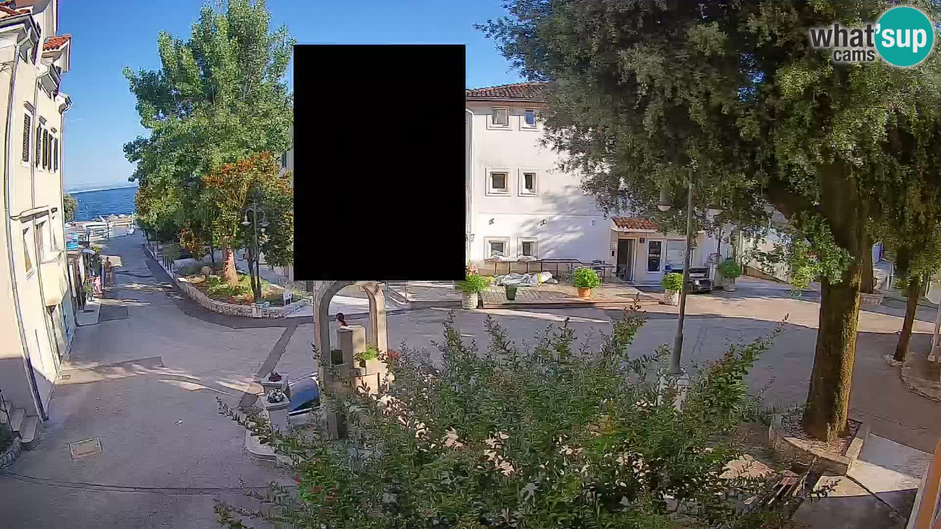Webcam Mošćenička Draga Center – Live View of the Town Center