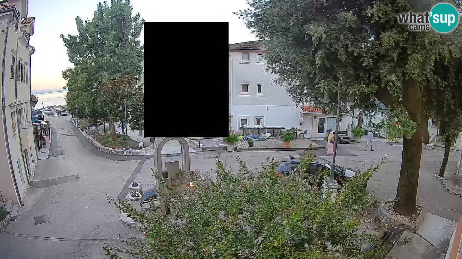 Webcam centre de Mošćenička Draga – Vue en direct du centre-ville