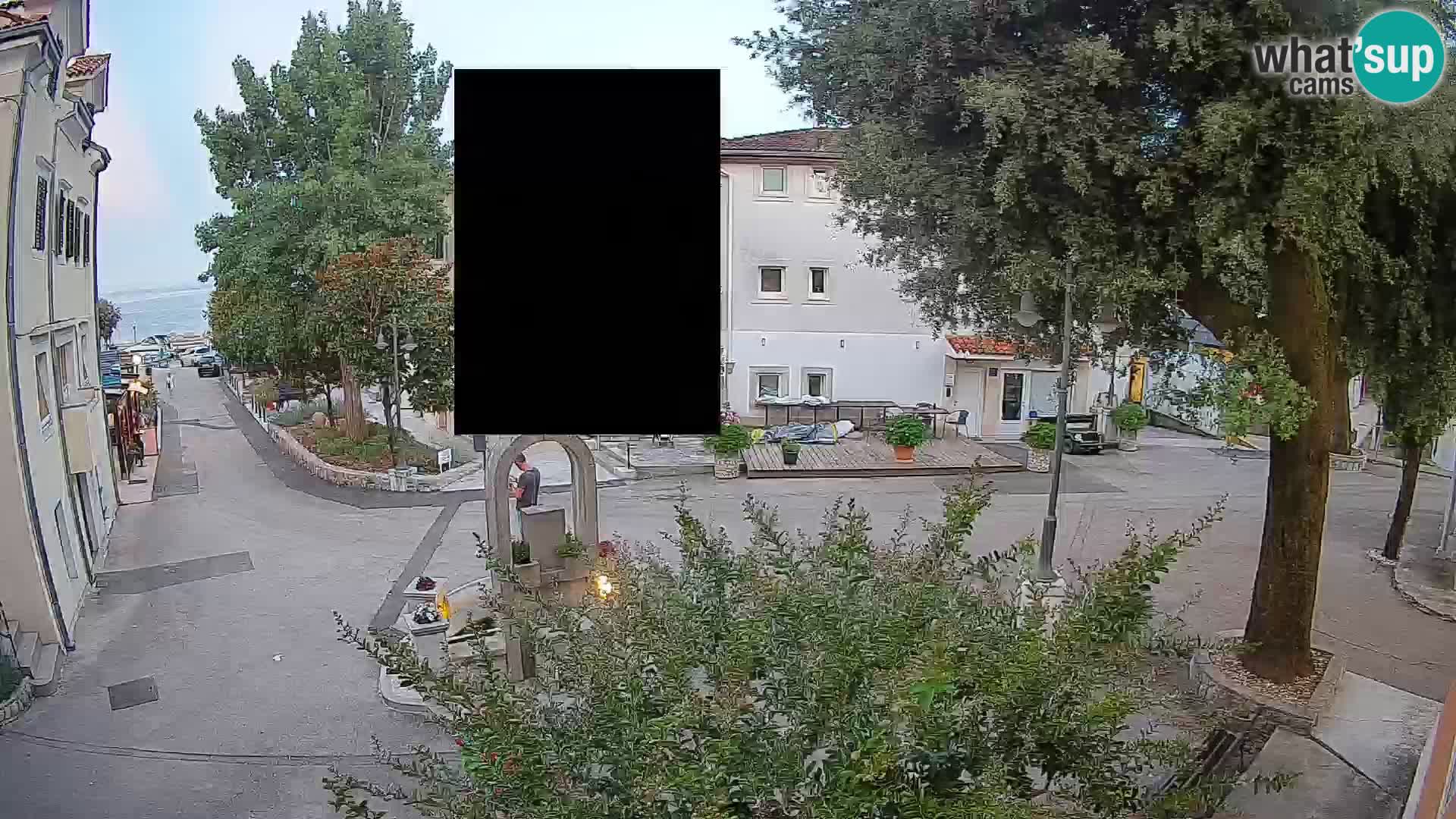 Webcam Centro Draga di Moschiena – Vista live sul centro