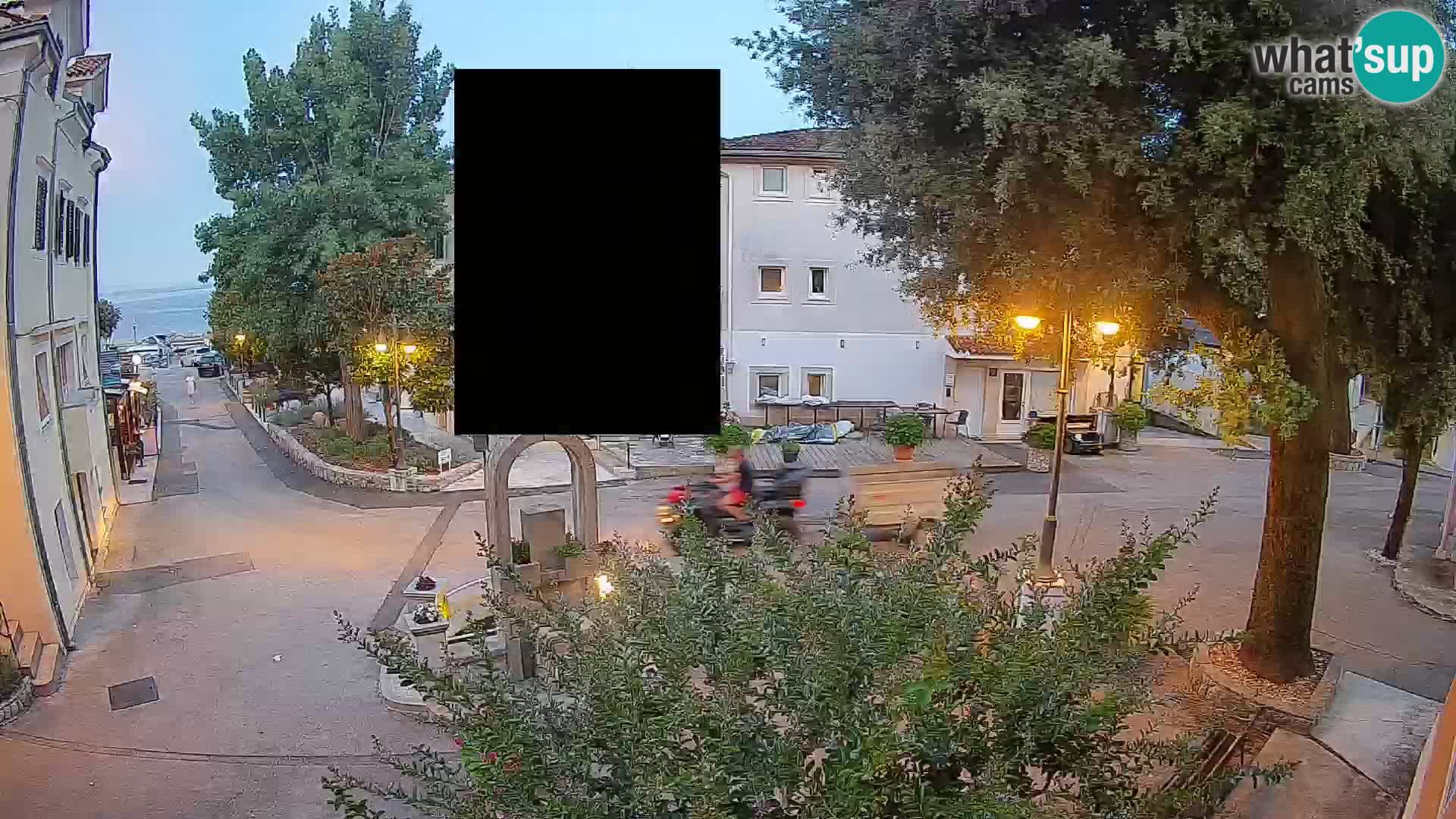 Webcam centre de Mošćenička Draga – Vue en direct du centre-ville