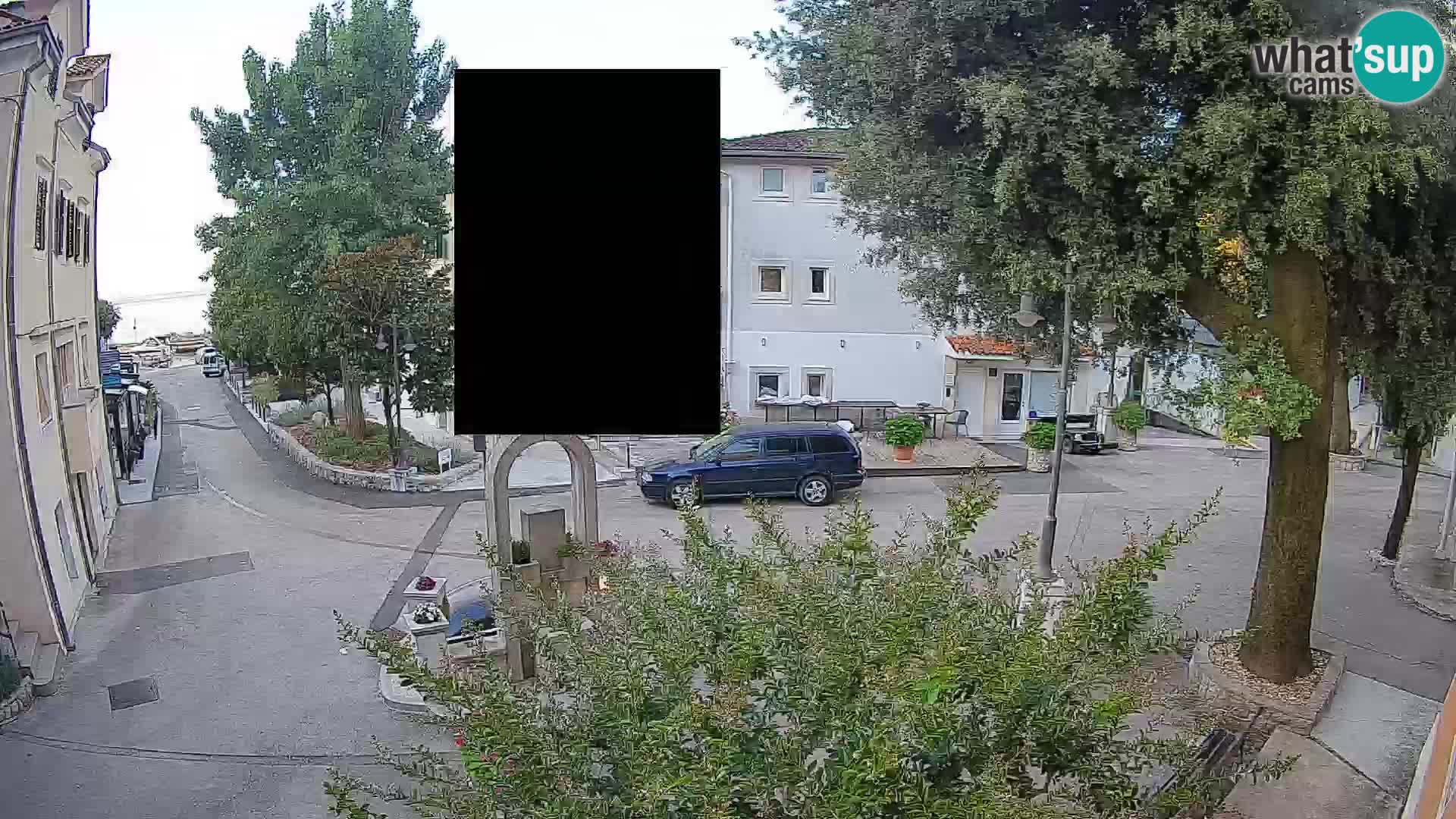 Webcam Centre de Mošćenička Draga – Vue en direct du centre-ville