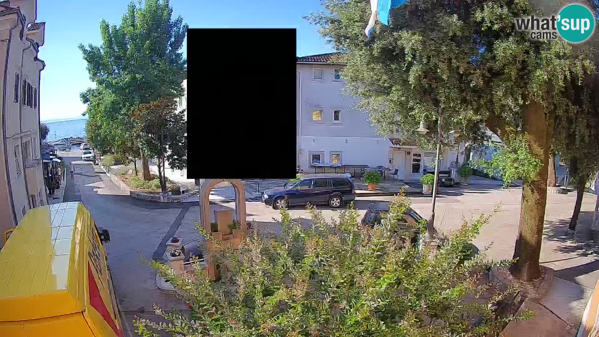 Webcam Centro Draga di Moschiena – Vista live sul centro