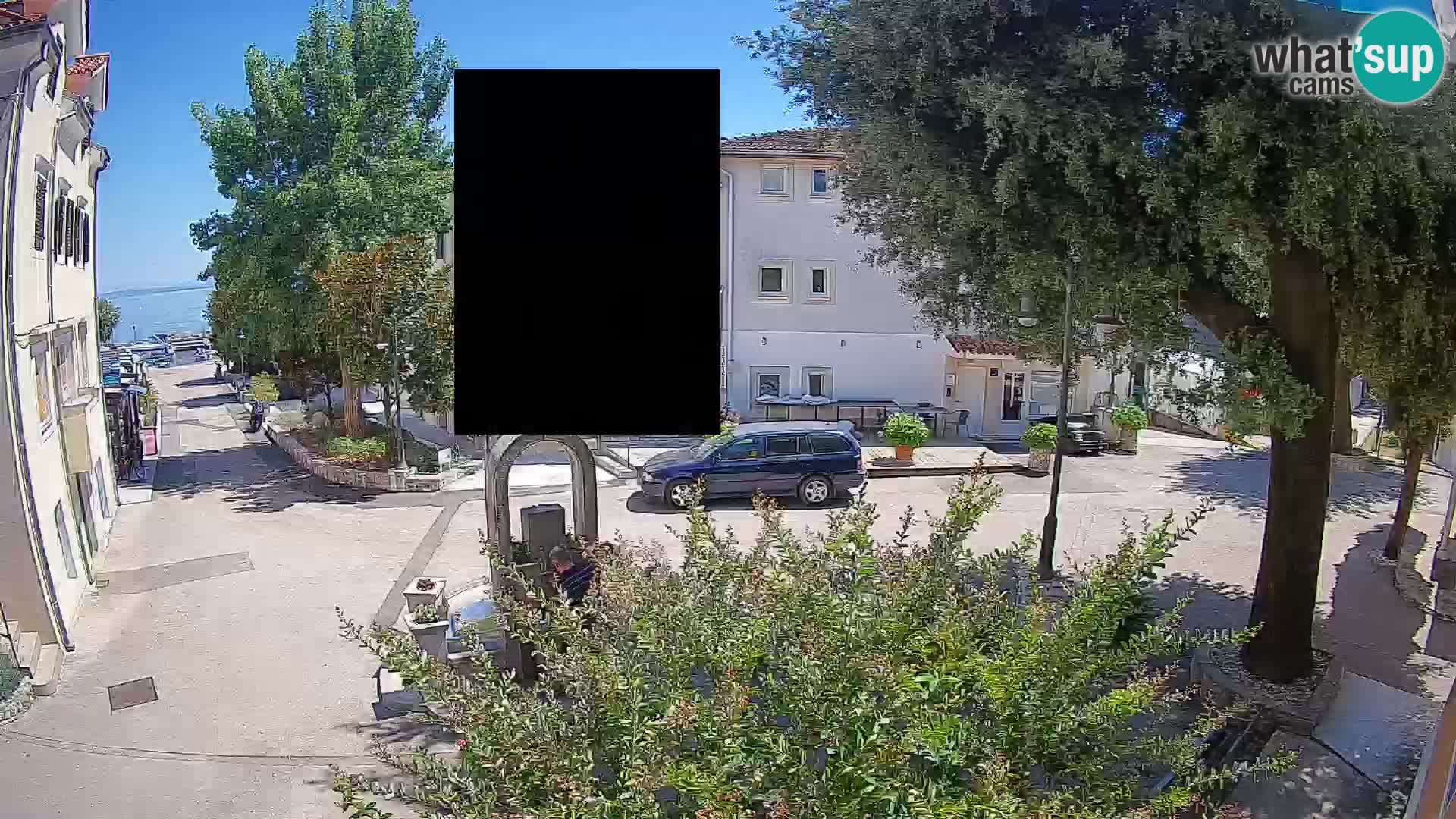 Webcam Mošćenička Draga Zentrum – Liveblick auf das Ortszentrum