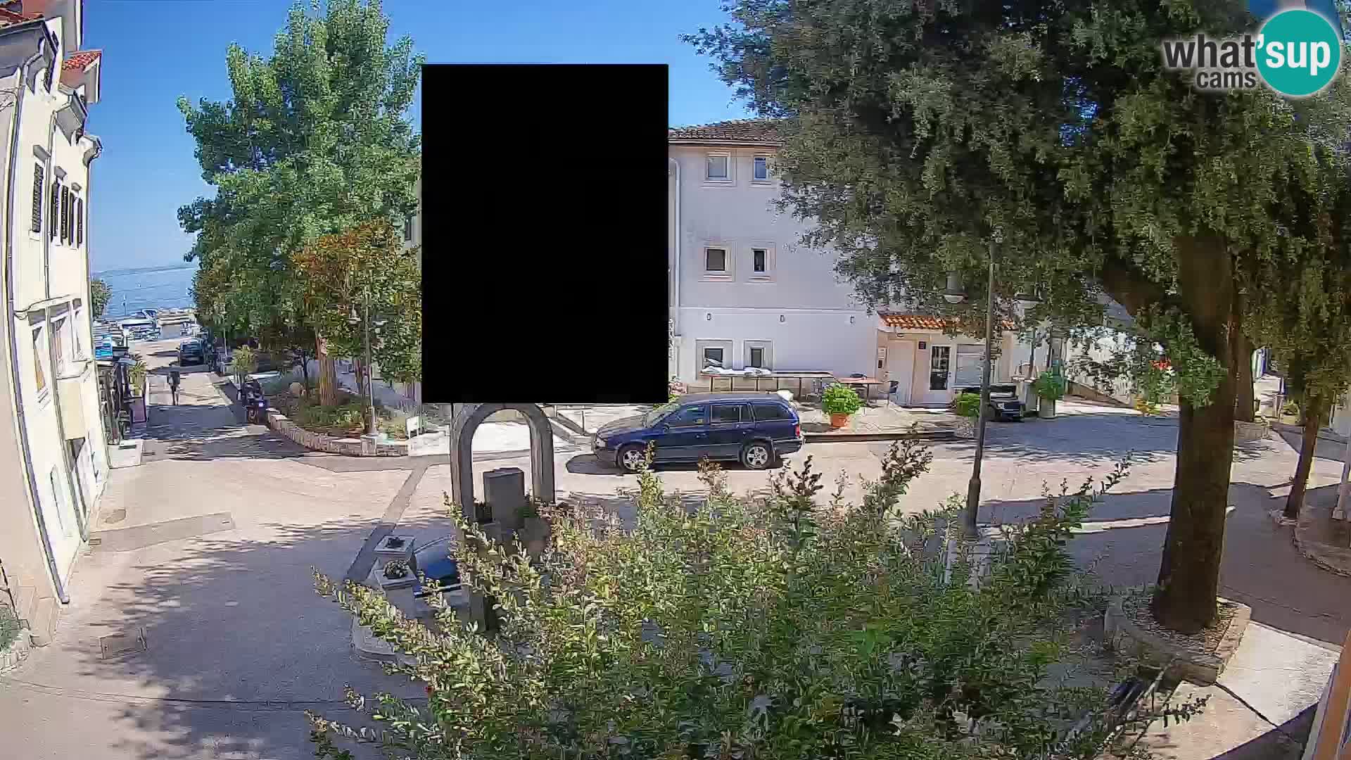 Webcam Mošćenička Draga Center – Live View of the Town Center