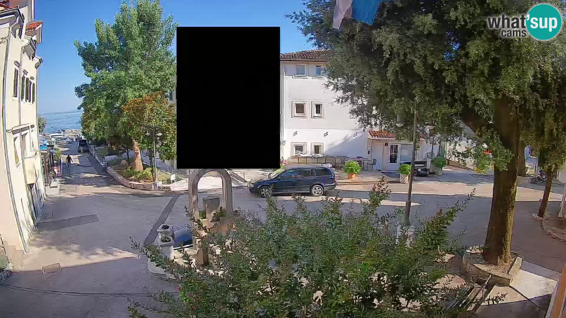 Webcam Mošćenička Draga Center – Live View of the Town Center