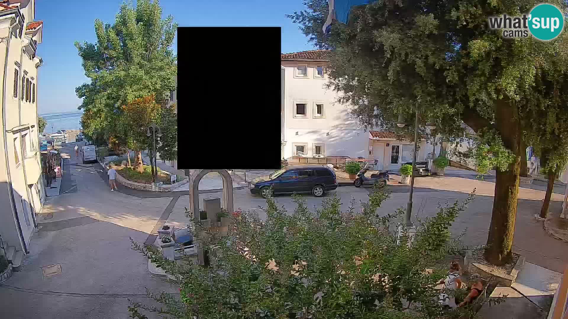 Webcam Mošćenička Draga Zentrum – Liveblick auf das Ortszentrum