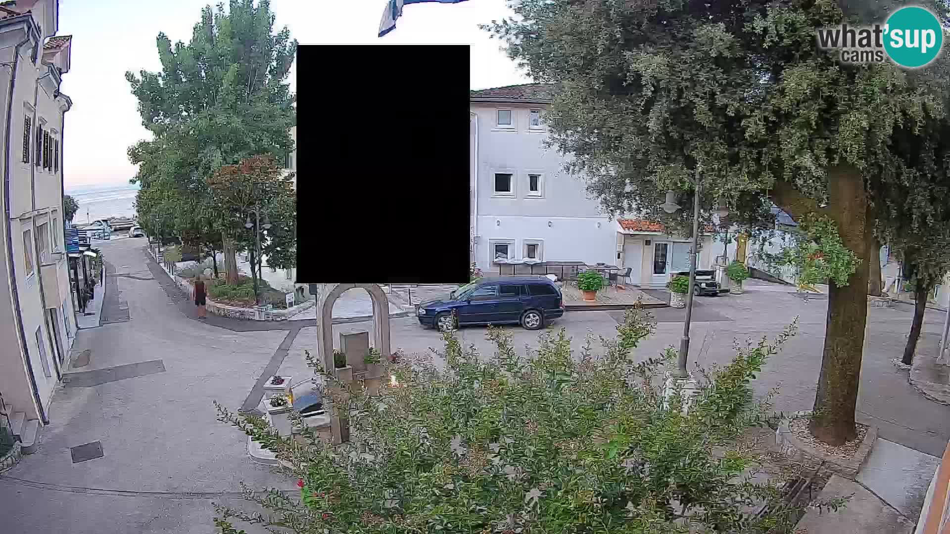 Webcam Mošćenička Draga Zentrum – Liveblick auf das Ortszentrum