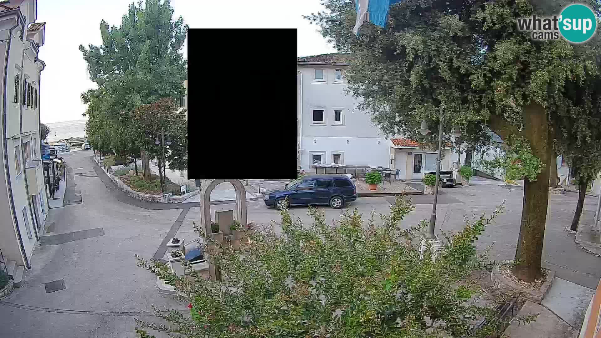 Webcam centre de Mošćenička Draga – Vue en direct du centre-ville