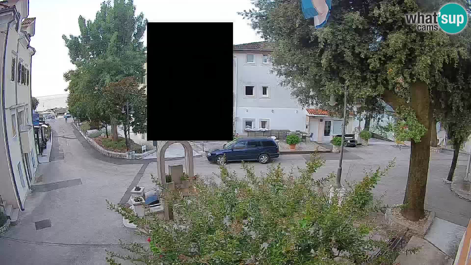 Webcam Centro Draga di Moschiena – Vista live sul centro