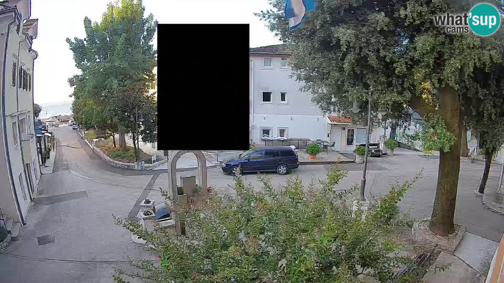 Webcam Centre de Mošćenička Draga – Vue en direct du centre-ville
