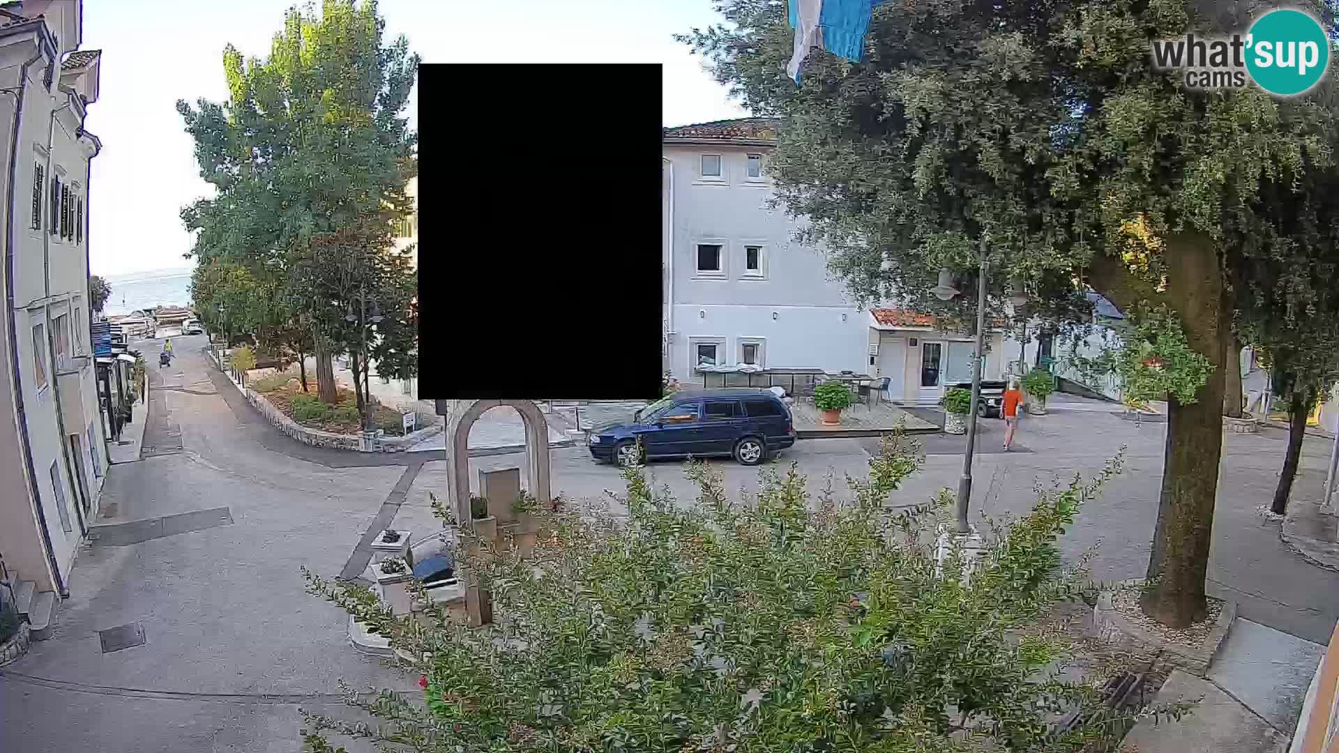 Webcam Centro Draga di Moschiena – Vista live sul centro