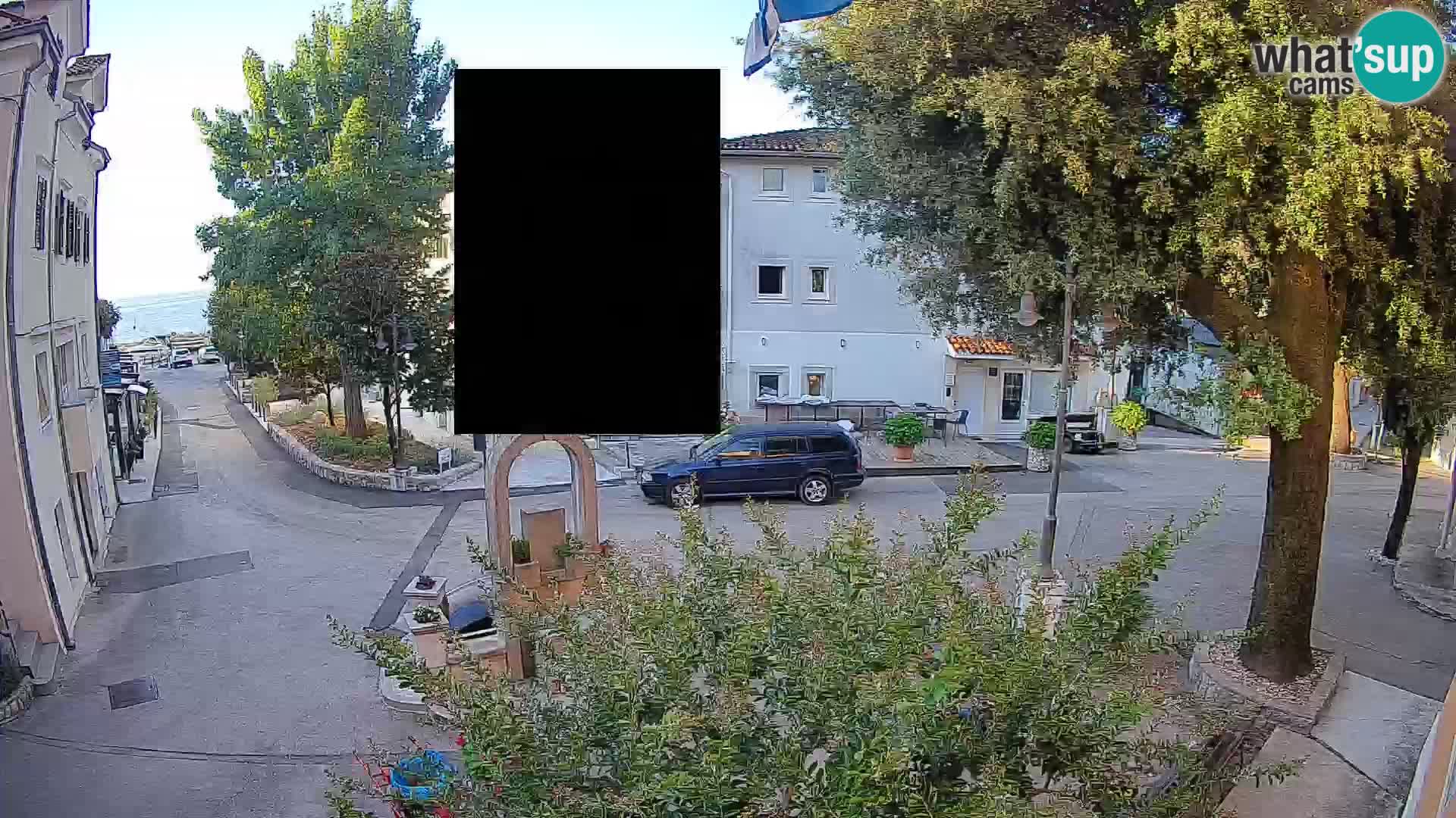 Webcam centre de Mošćenička Draga – Vue en direct du centre-ville