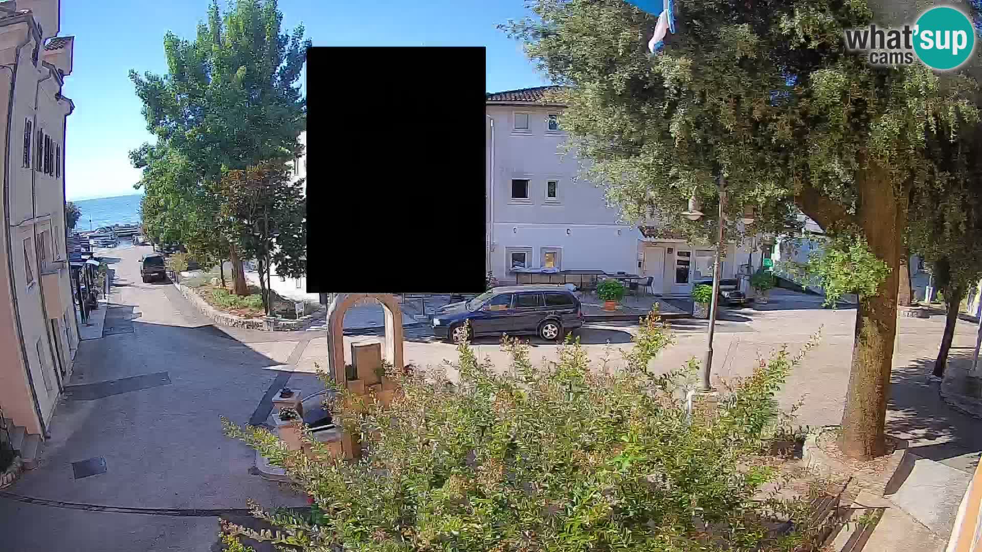Webcam Centre de Mošćenička Draga – Vue en direct du centre-ville
