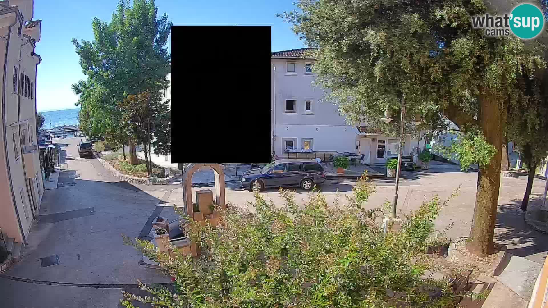 Webcam centre de Mošćenička Draga – Vue en direct du centre-ville