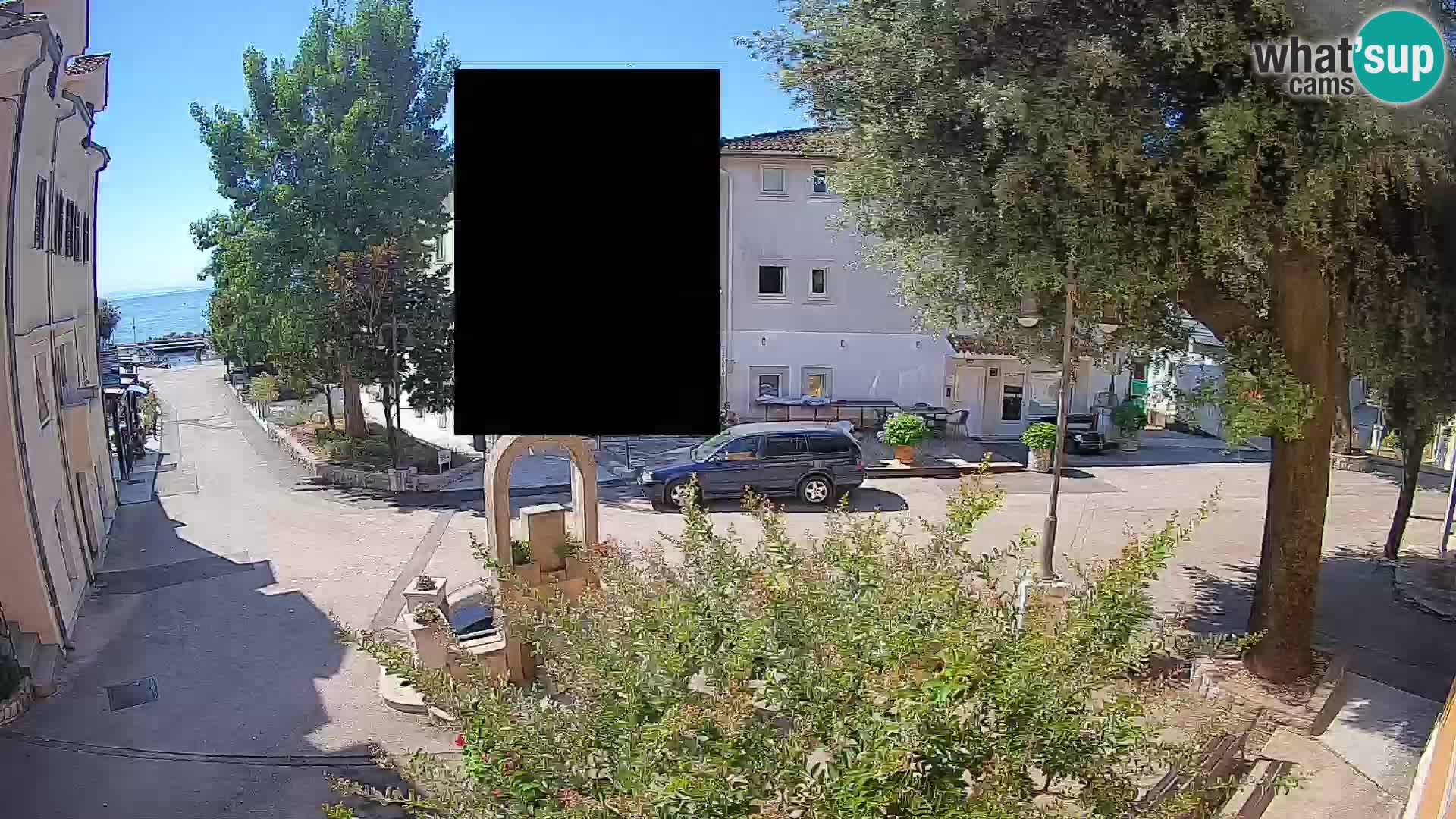 Webcam Centre de Mošćenička Draga – Vue en direct du centre-ville