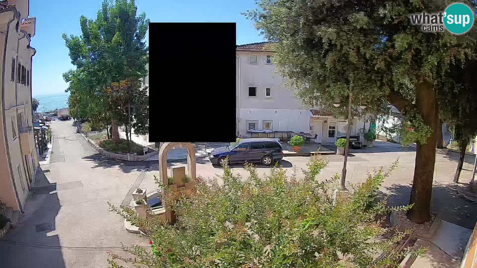 Webcam Mošćenička Draga Zentrum – Liveblick auf das Ortszentrum