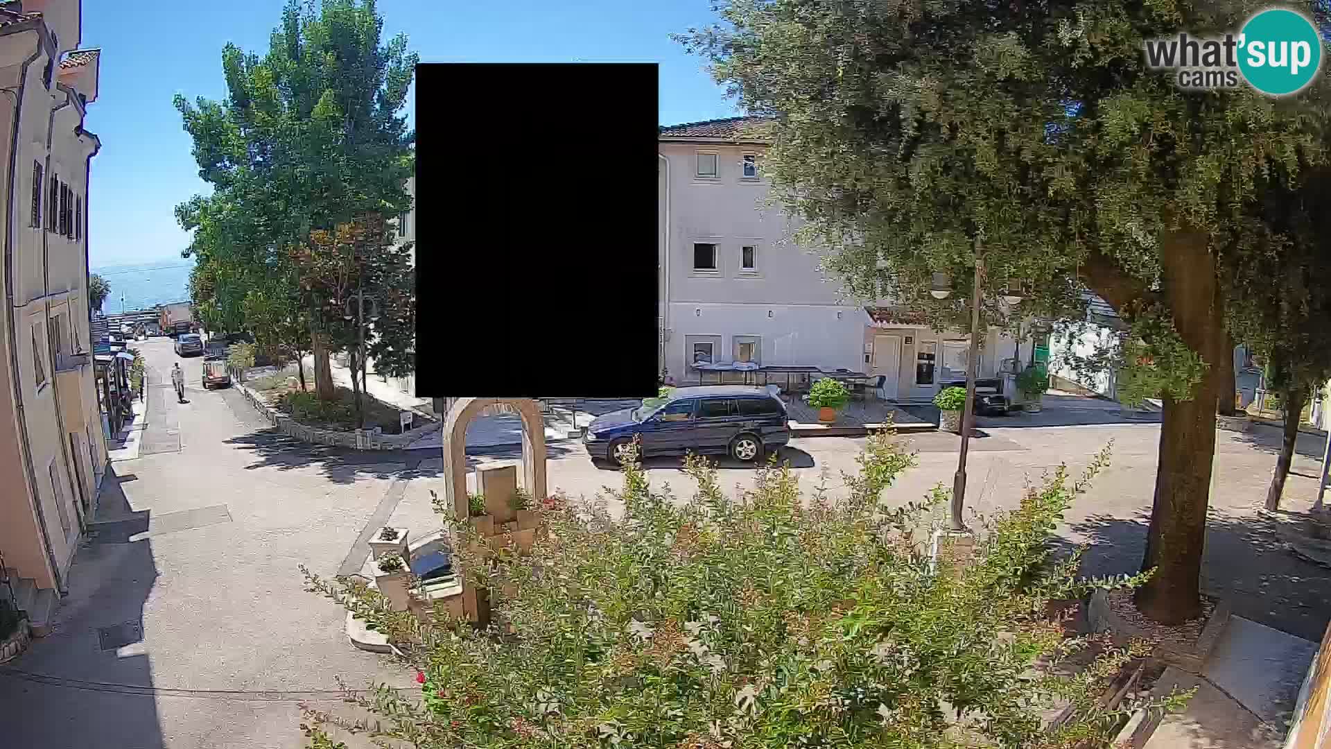 Webcam Mošćenička Draga Zentrum – Liveblick auf das Ortszentrum
