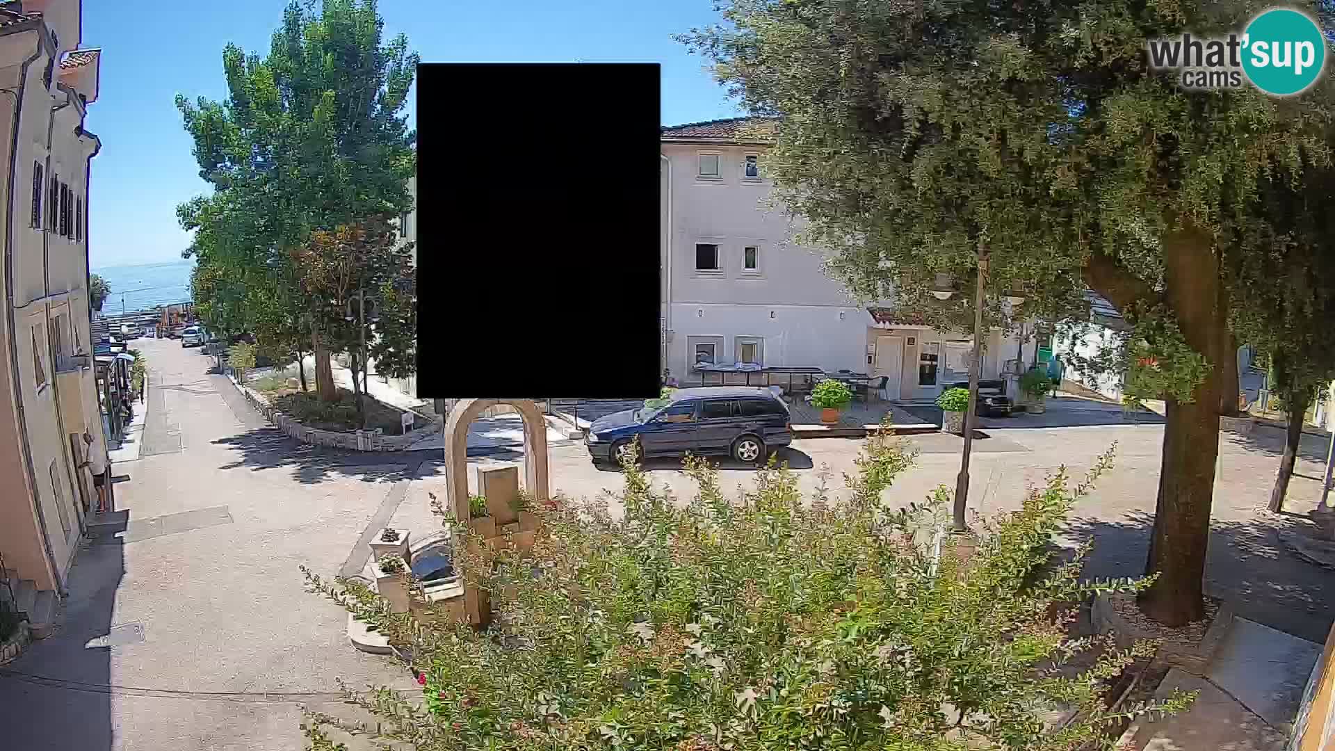 Webcam Mošćenička Draga Zentrum – Liveblick auf das Ortszentrum