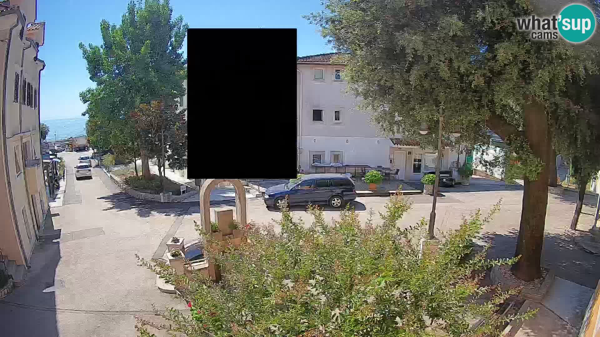 Webcam Centro Draga di Moschiena – Vista live sul centro