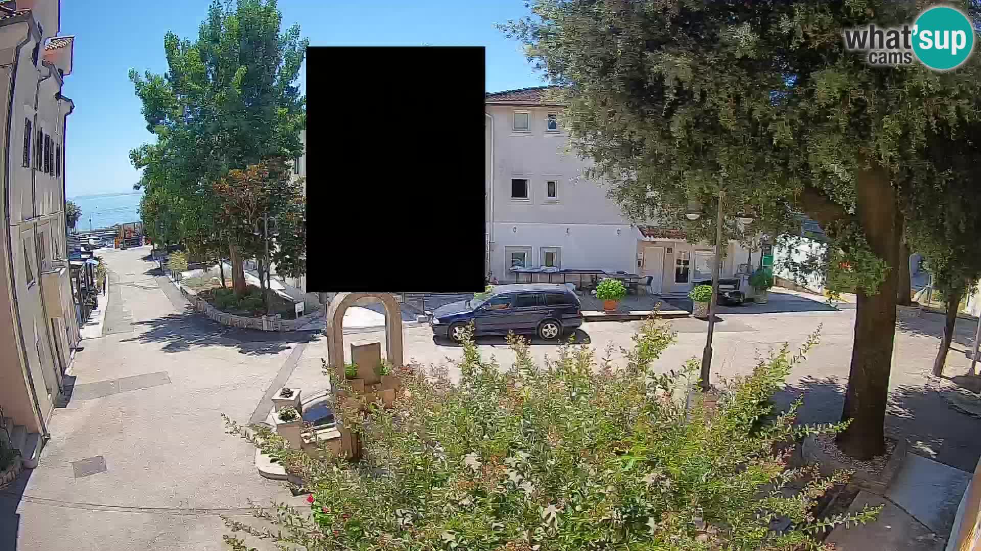 Webcam Centro Draga di Moschiena – Vista live sul centro