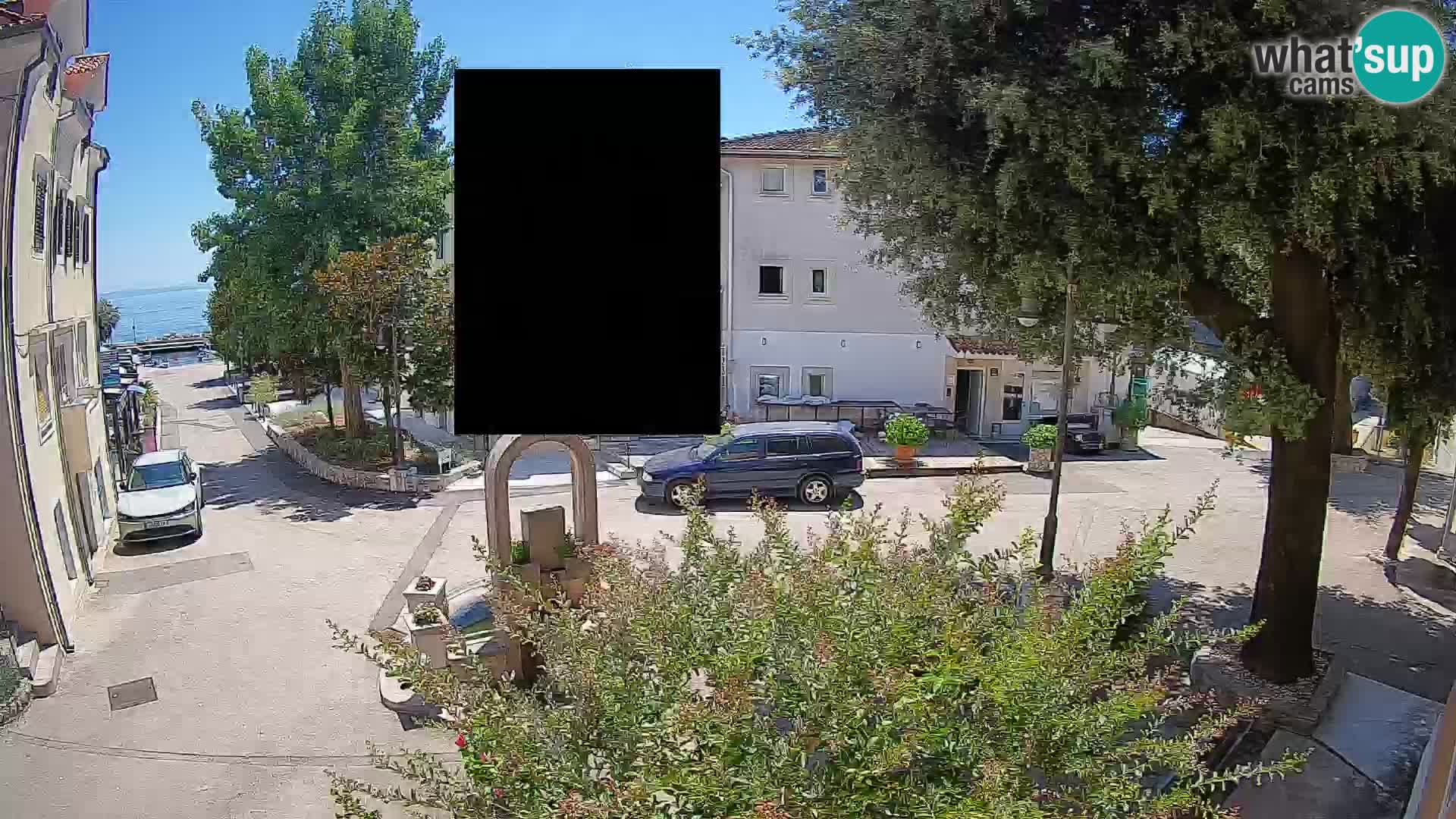 Webcam Mošćenička Draga Center – Live View of the Town Center