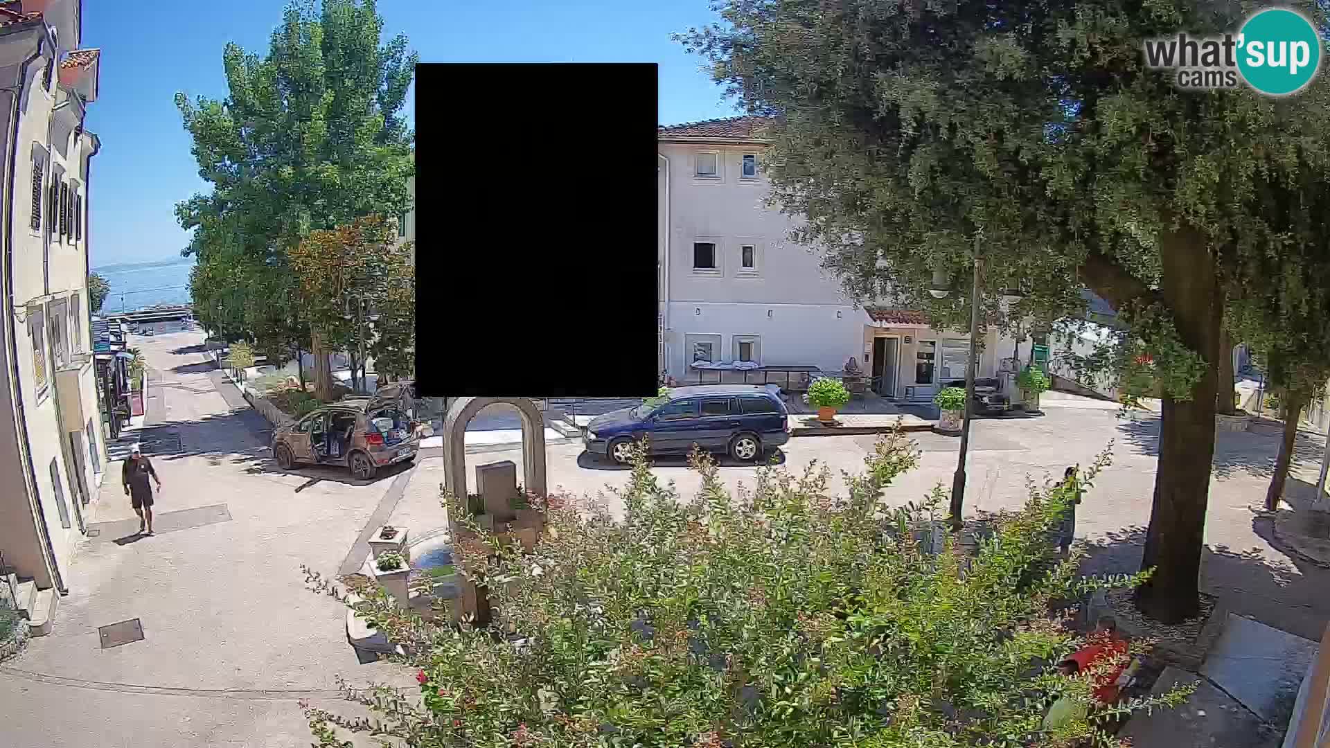 Webcam Centro Draga di Moschiena – Vista live sul centro