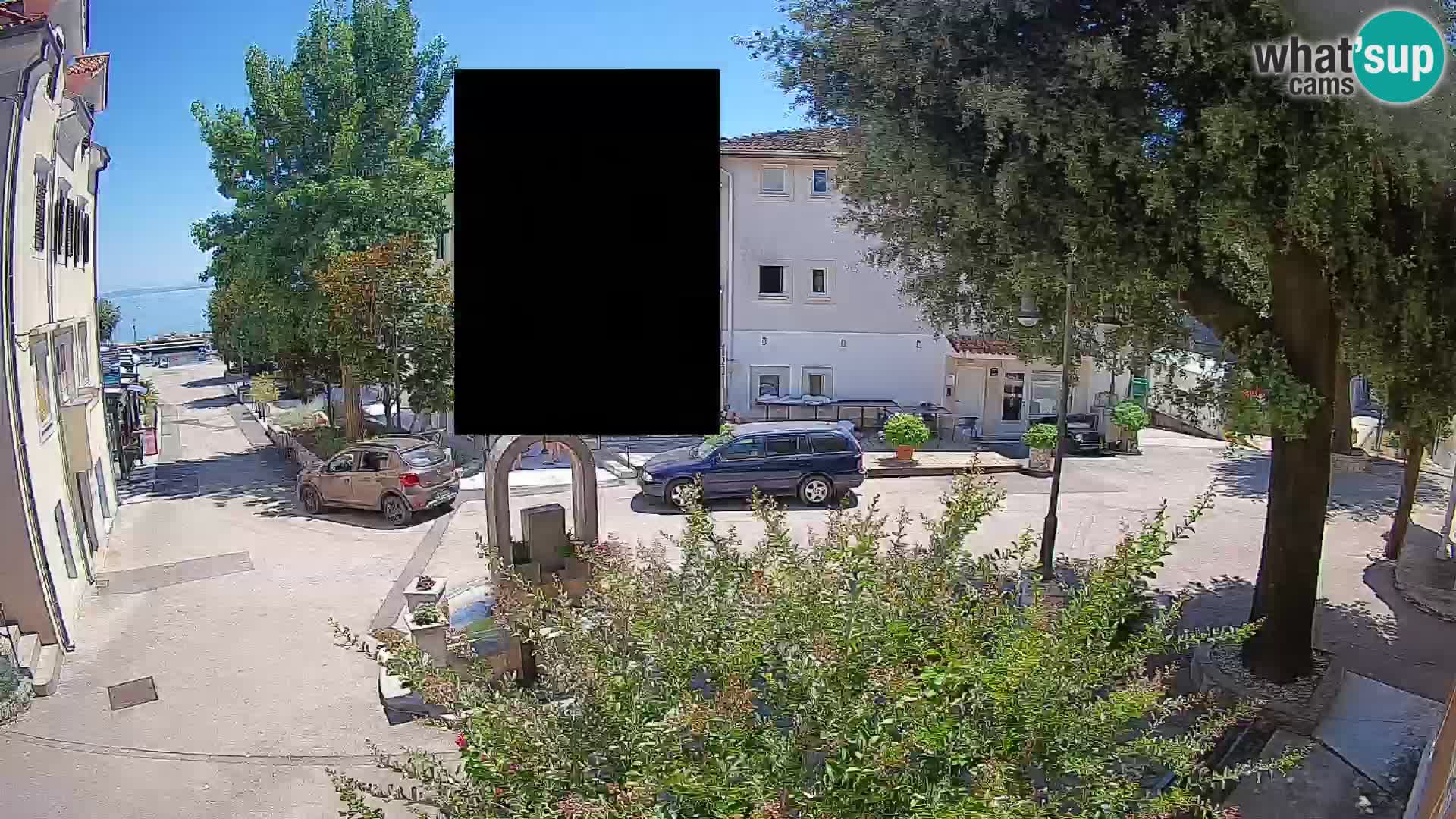 Webcam Centro Draga di Moschiena – Vista live sul centro